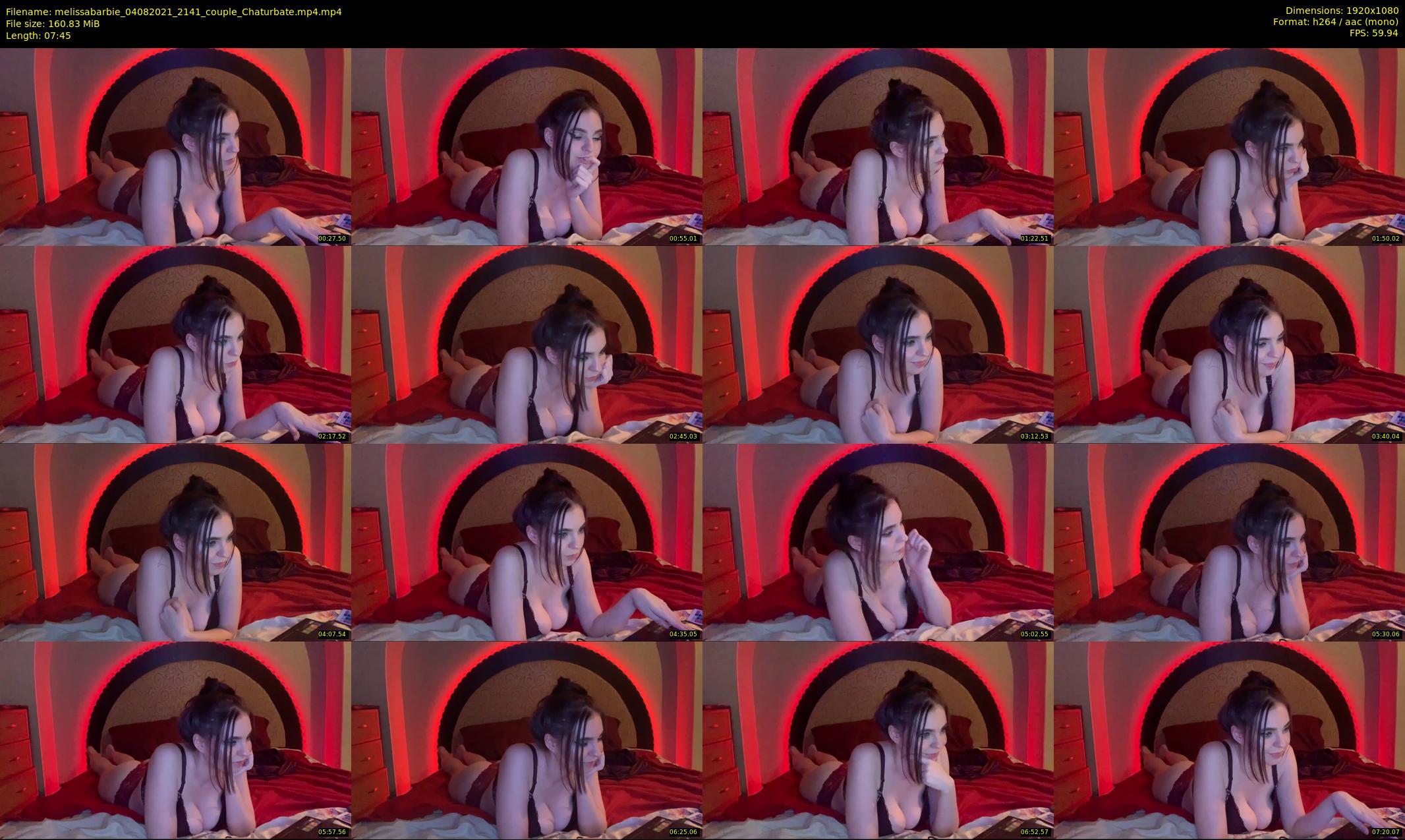 melissabarbie — 8 minute Chaturbate couple cam show recording, 1080p, Aug 4, 2021