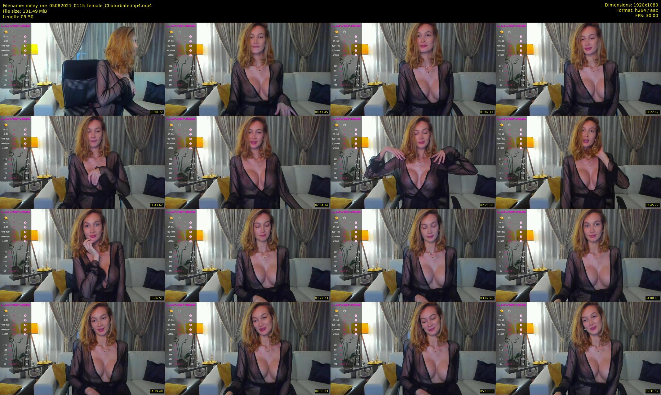 miley_me — 6 minute Chaturbate female cam show recording, 1080p, Aug 5, 2021