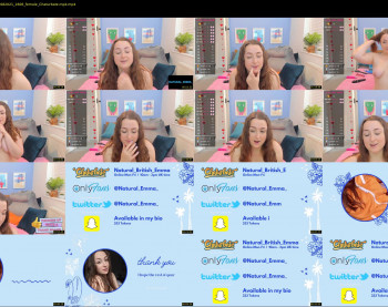 natural_british_emma — 8 minute Chaturbate female cam show recording, 1080p, Aug 4, 2021
