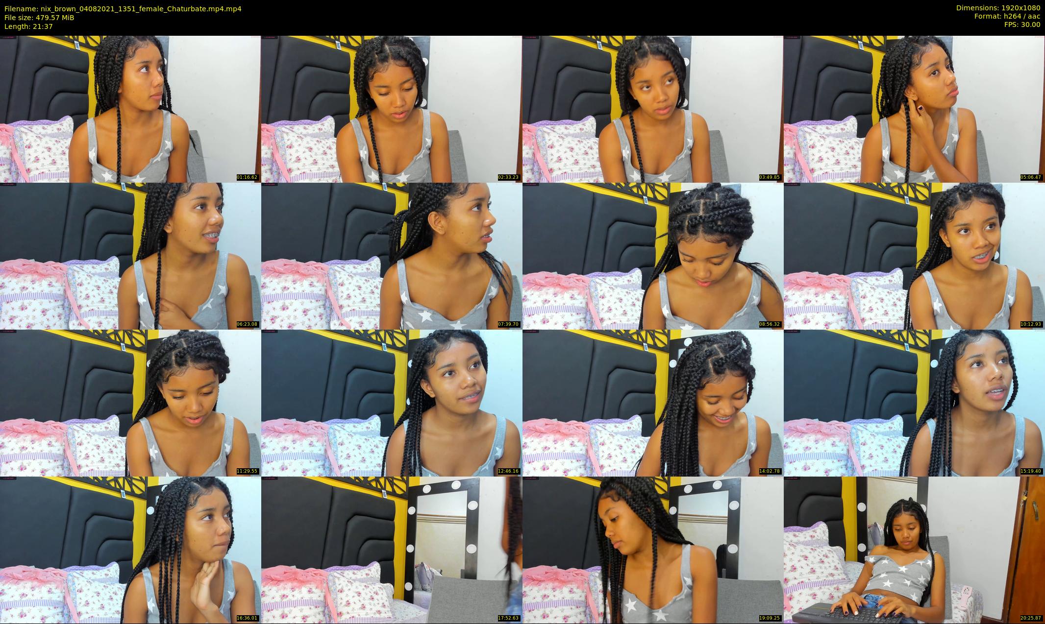 nix_brown — 22 minute Chaturbate female cam show recording, 1080p, Aug 4, 2021
