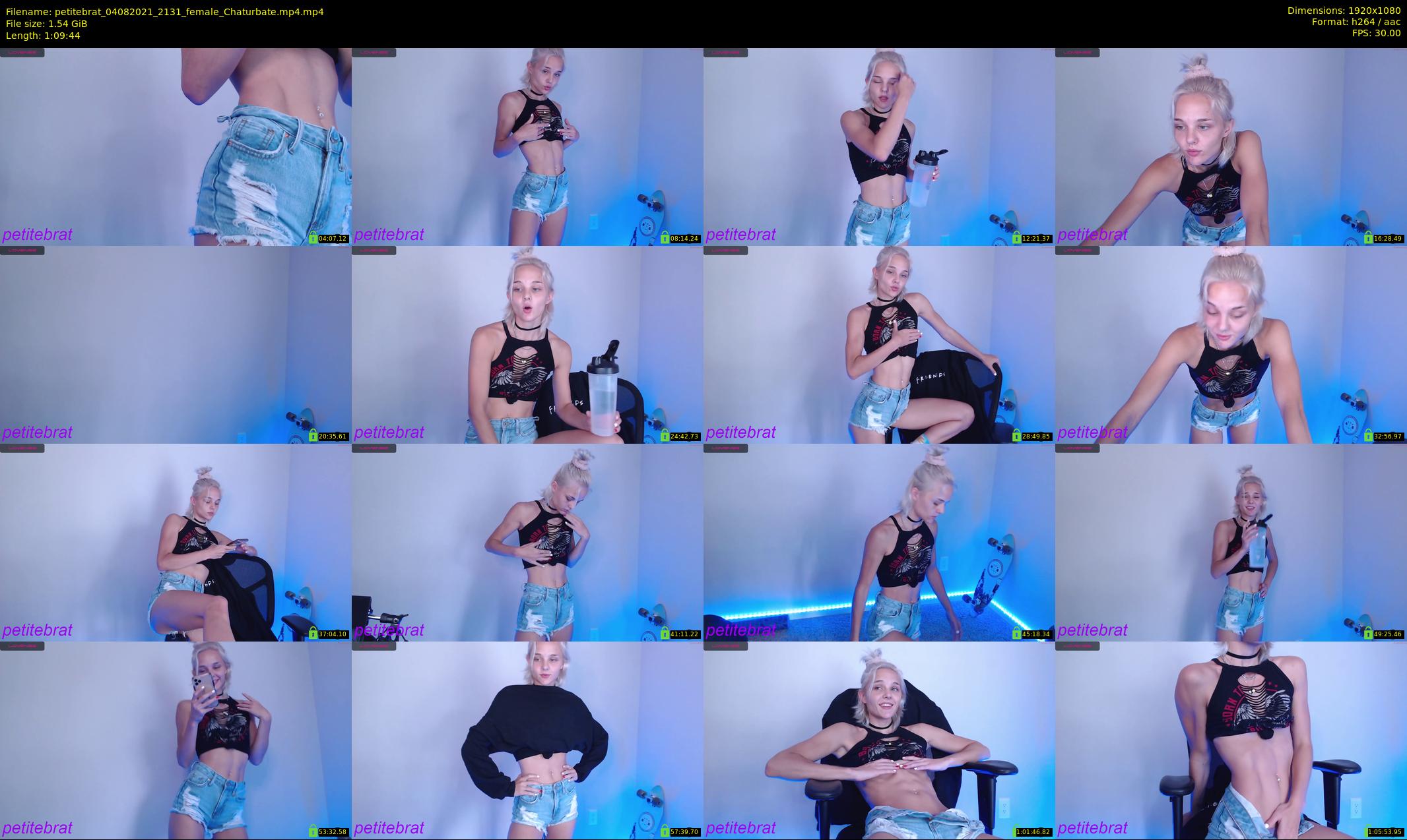 petitebrat — 70 minute Chaturbate female cam show recording, 1080p, Aug 4, 2021