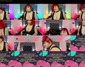 pyrowayne — 25 minute Chaturbate female cam show recording, 1080p, Aug 5, 2021