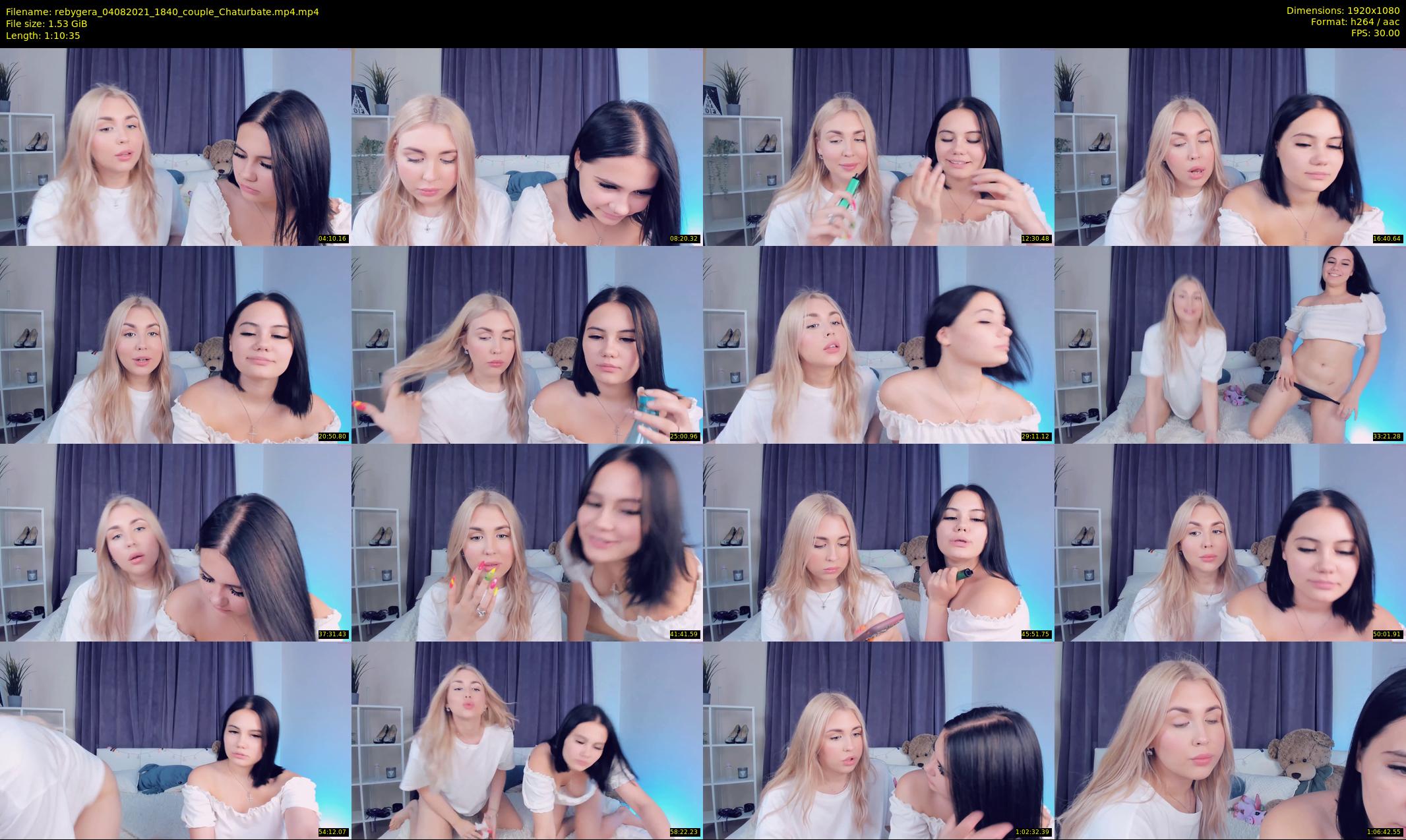 rebygera — 71 minute Chaturbate couple cam show recording, 1080p, Aug 4, 2021