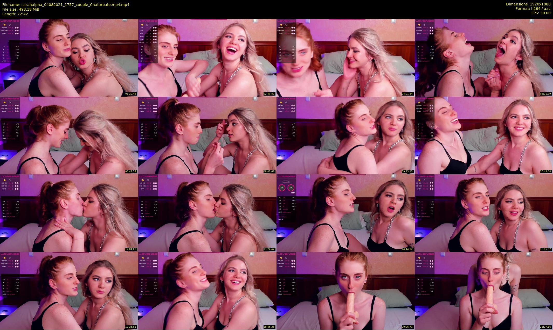 sarahalpha — 23 minute Chaturbate couple cam show recording, 1080p, Aug 4, 2021