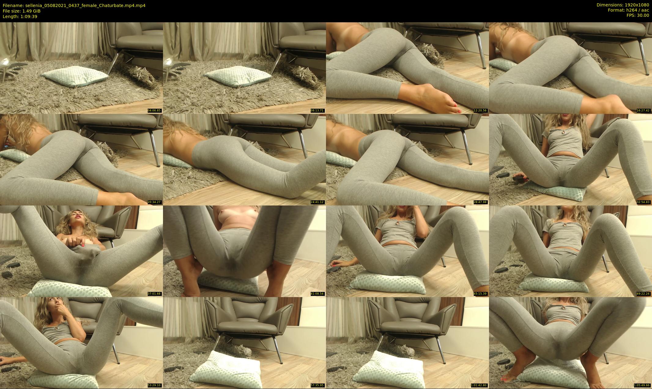 sellenia — 70 minute Chaturbate female cam show recording, 1080p, Aug 5, 2021