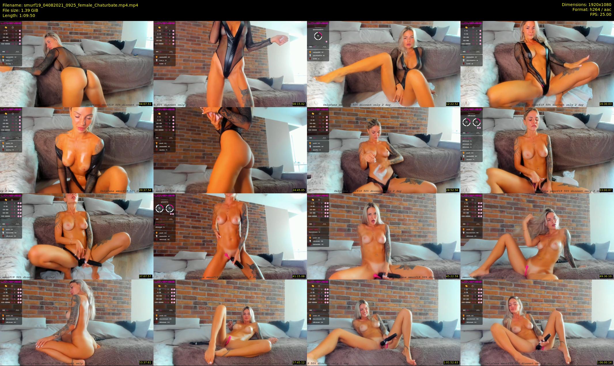 smurf19 — 70 minute Chaturbate female cam show recording, 1080p, Aug 4, 2021