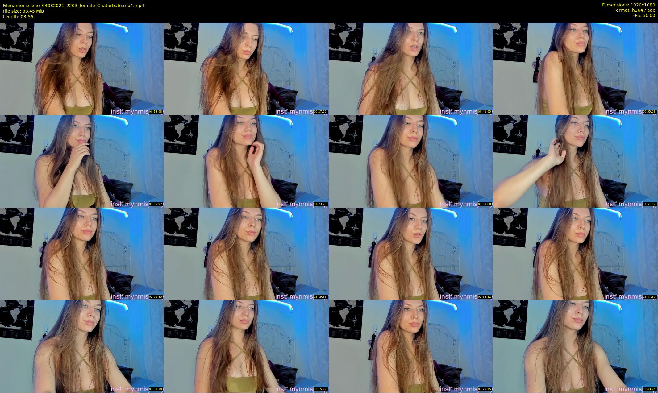 snsme — 4 minute Chaturbate female cam show recording, 1080p, Aug 4, 2021