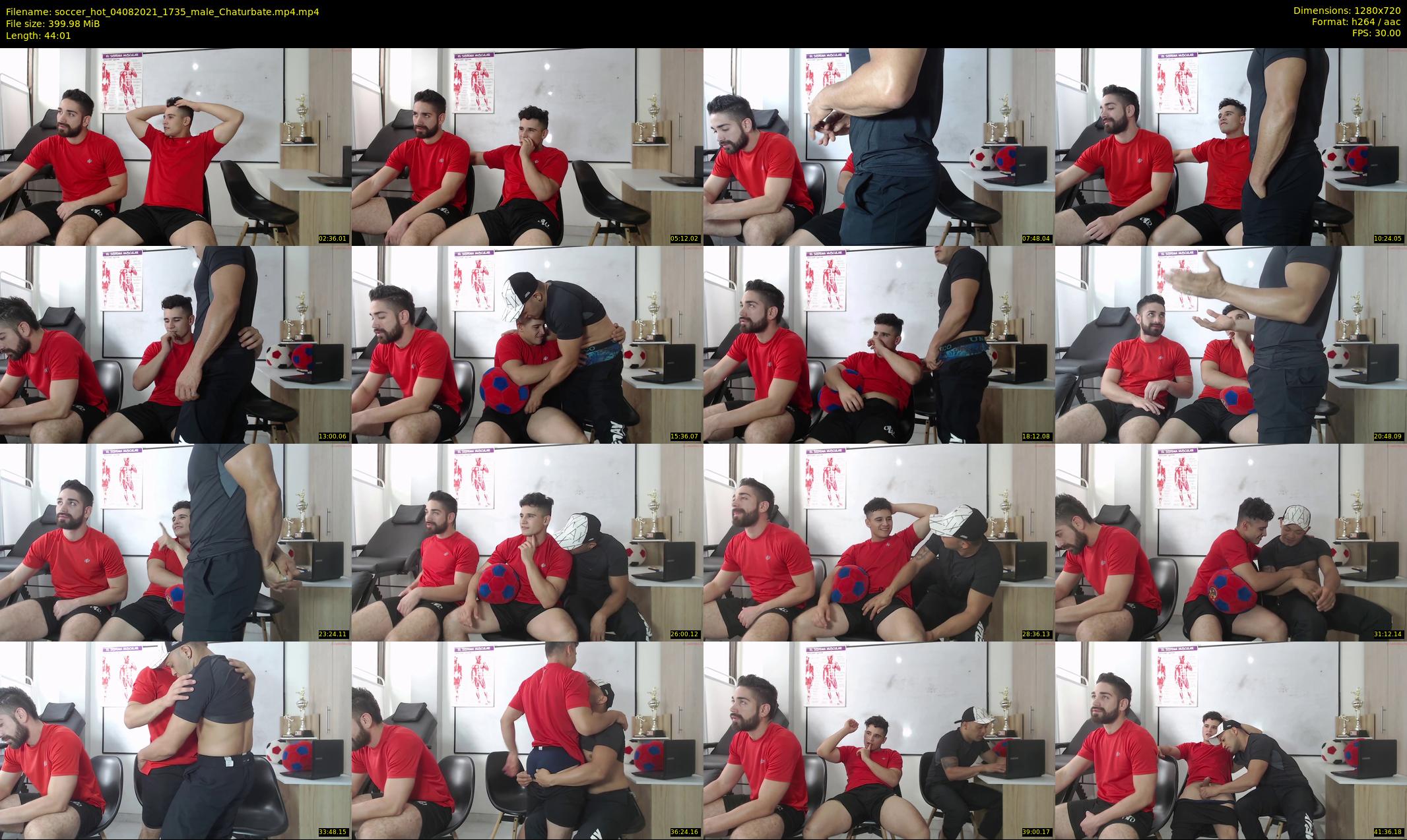 soccer_hot — 45 minute Chaturbate male cam show recording, 720p, Aug 4, 2021