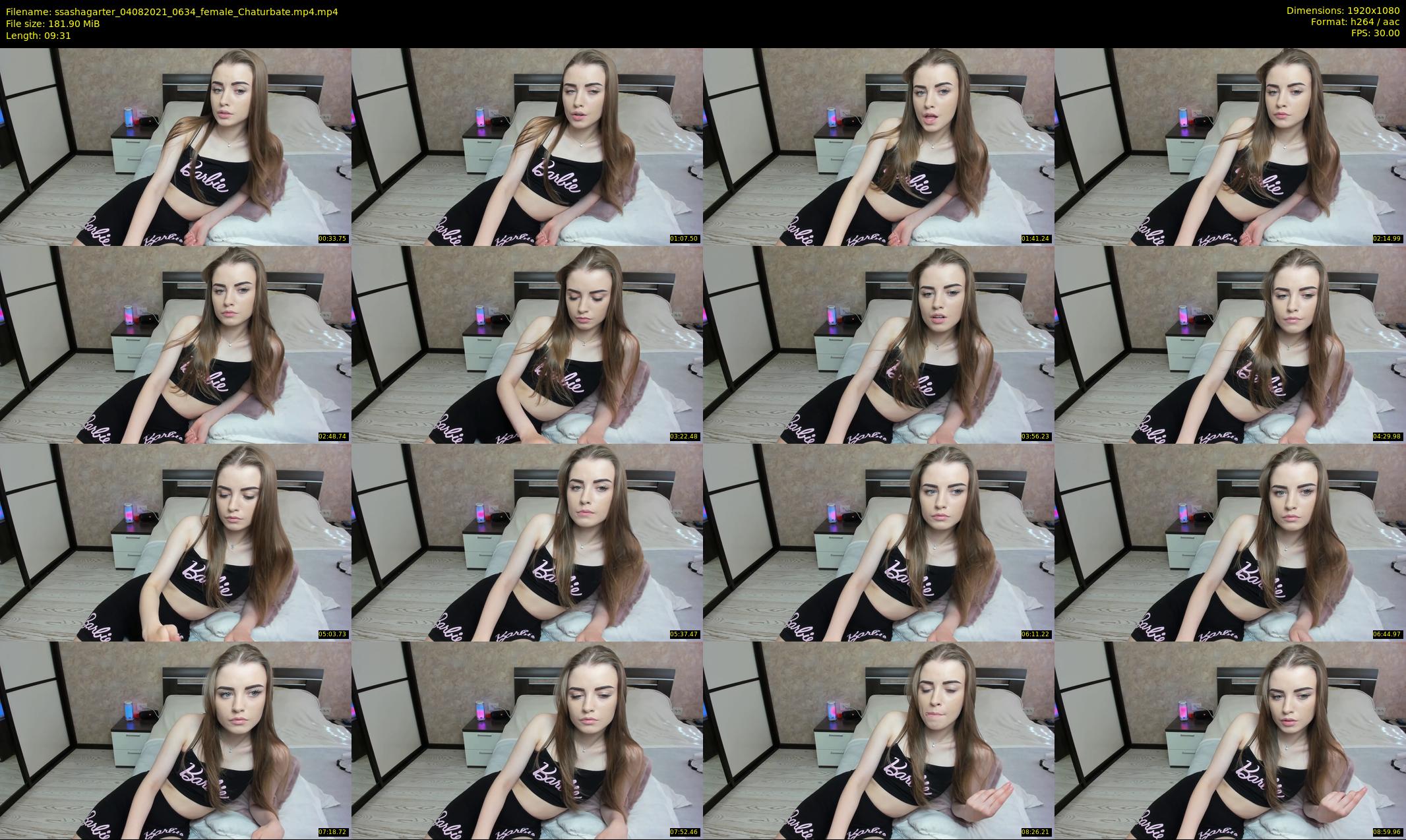 ssashagarter — 10 minute Chaturbate female cam show recording, 1080p, Aug 4, 2021