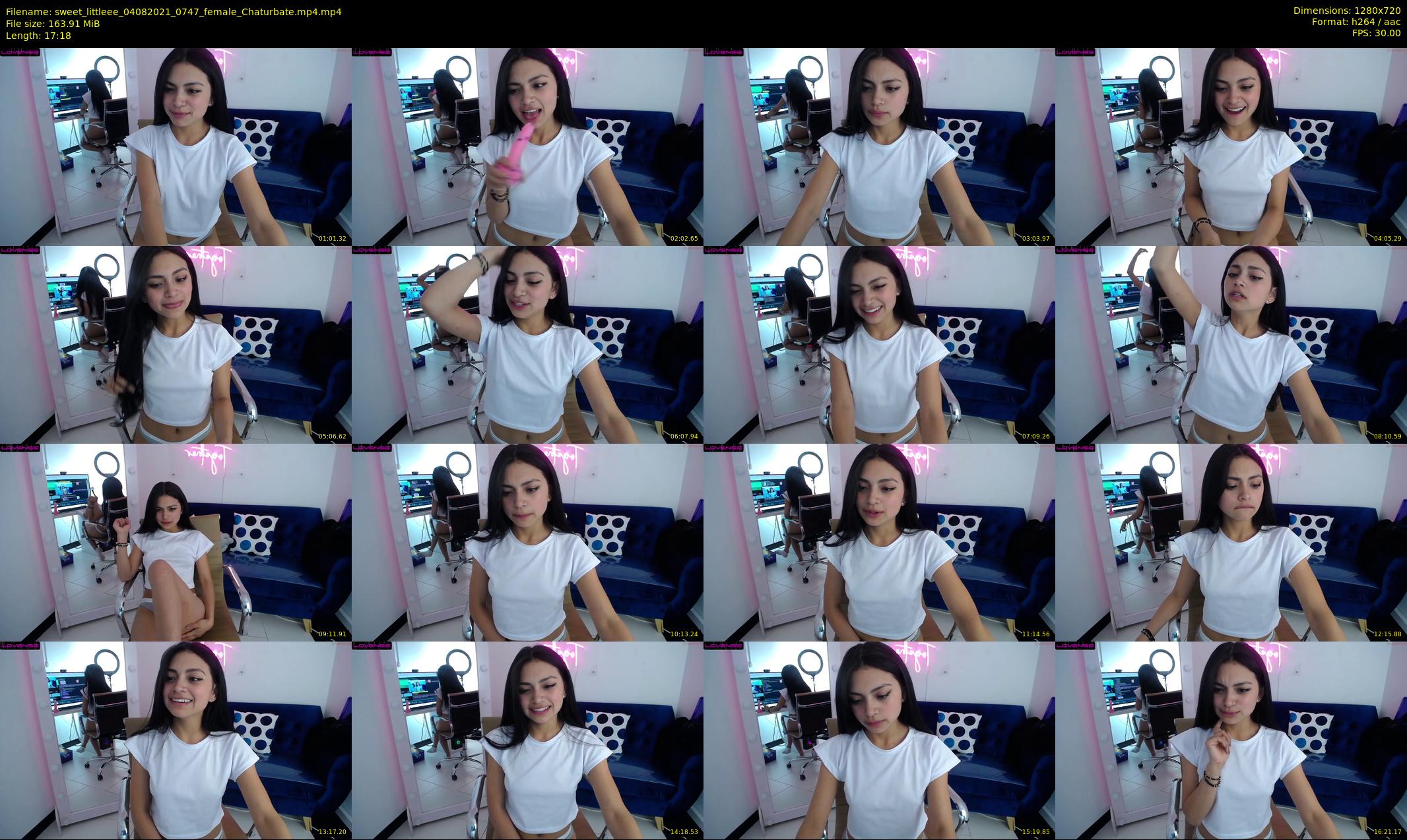 sweet_littleee — 18 minute Chaturbate female cam show recording, 720p, Aug 4, 2021