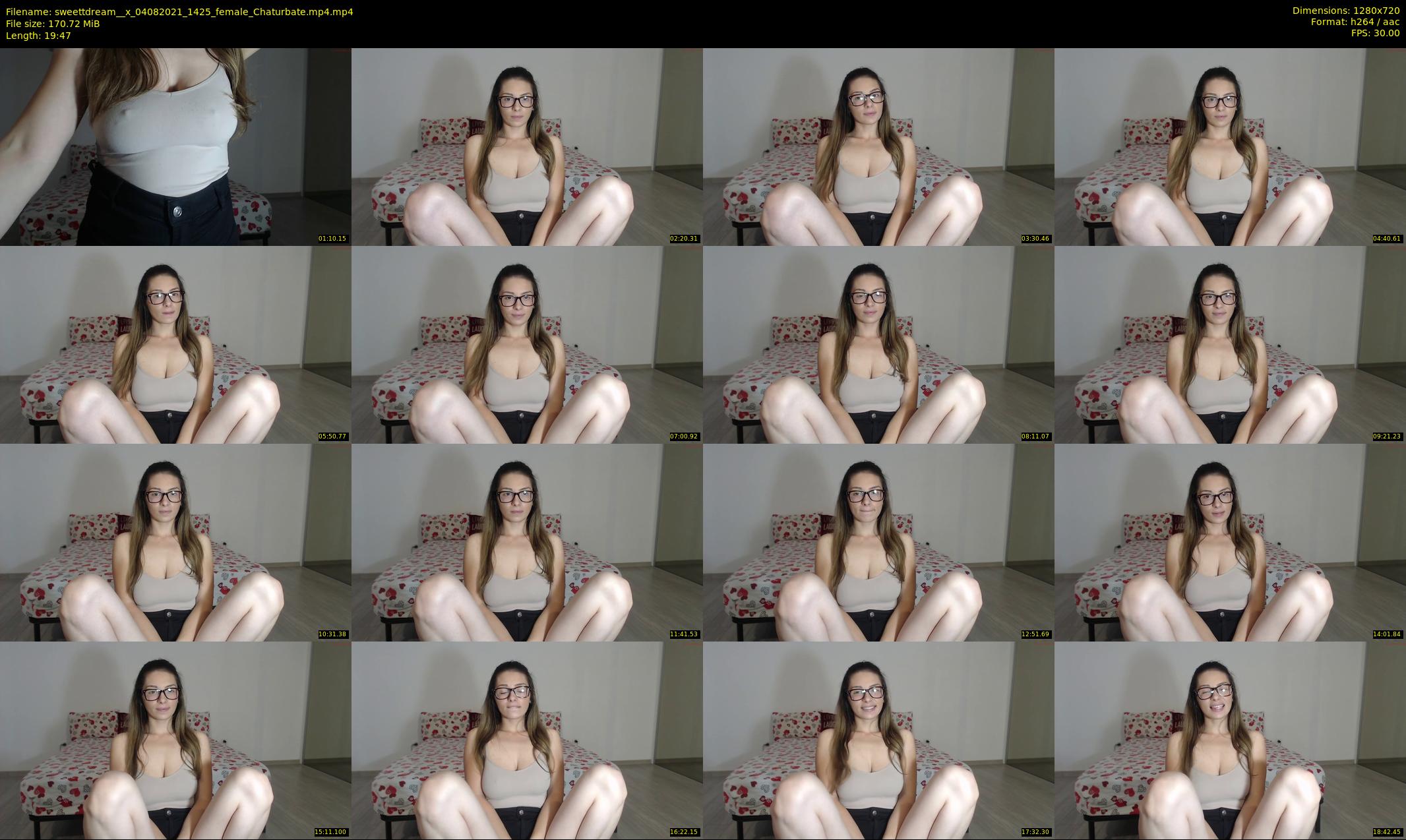 sweettdream__x — 20 minute Chaturbate female cam show recording, 720p, Aug 4, 2021