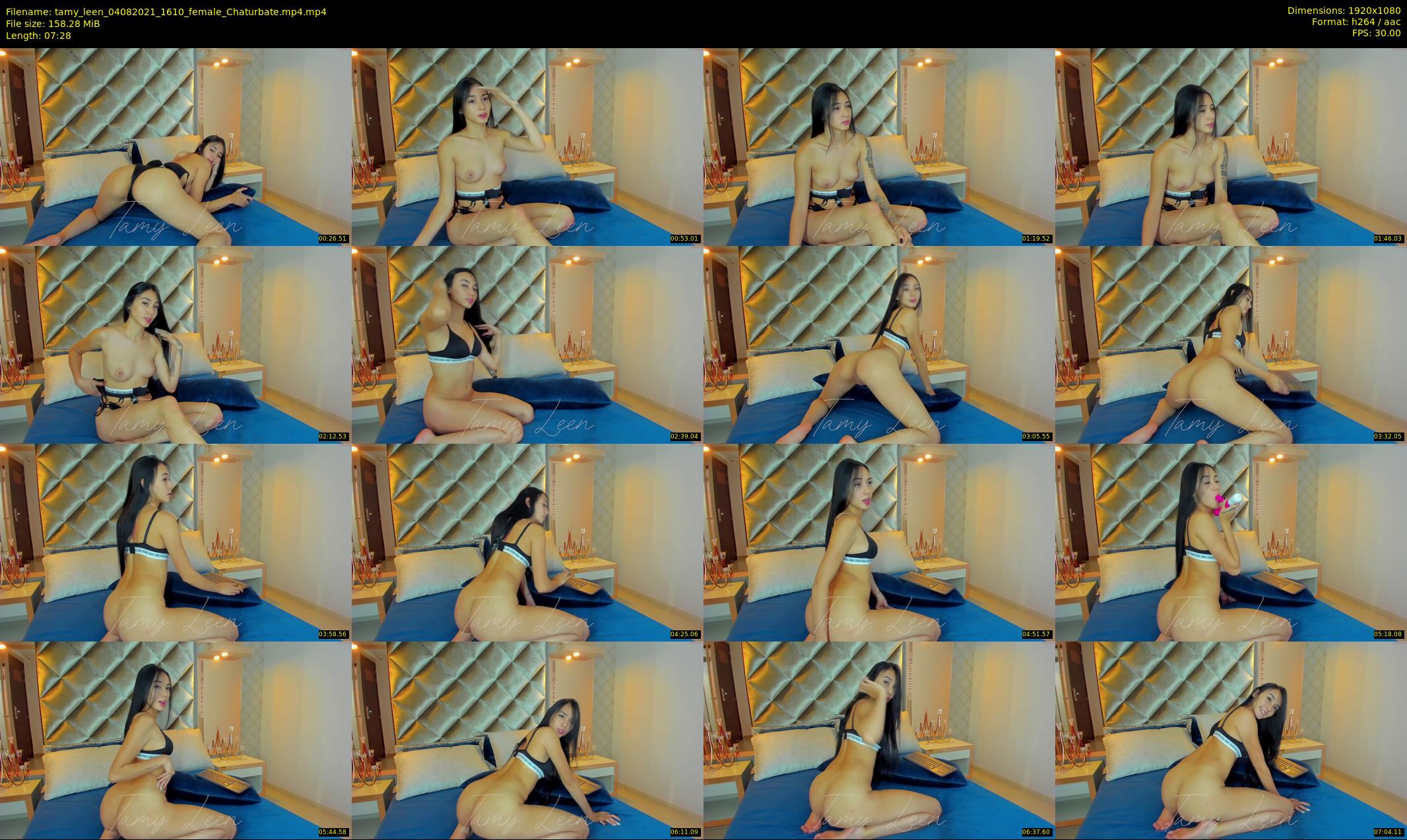 tamy_leen — 8 minute Chaturbate female cam show recording, 1080p, Aug 4, 2021