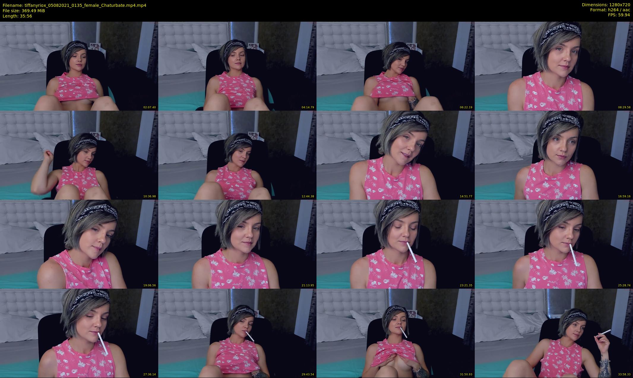 tiffanyriox — 36 minute Chaturbate female cam show recording, 720p, Aug 5, 2021