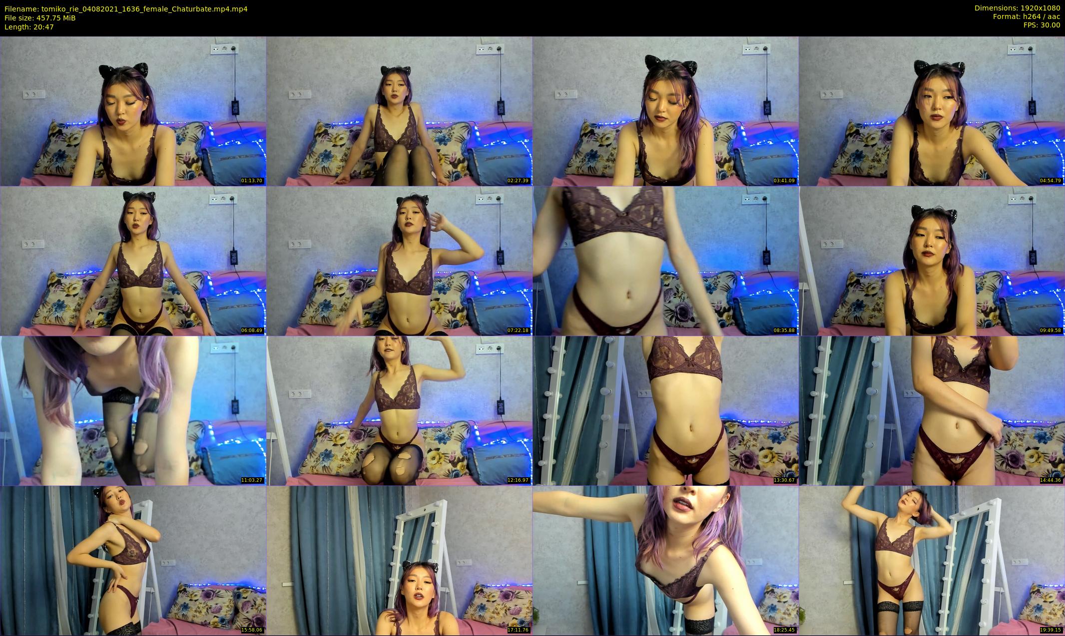 tomiko_rie — 21 minute Chaturbate female cam show recording, 1080p, Aug 4, 2021