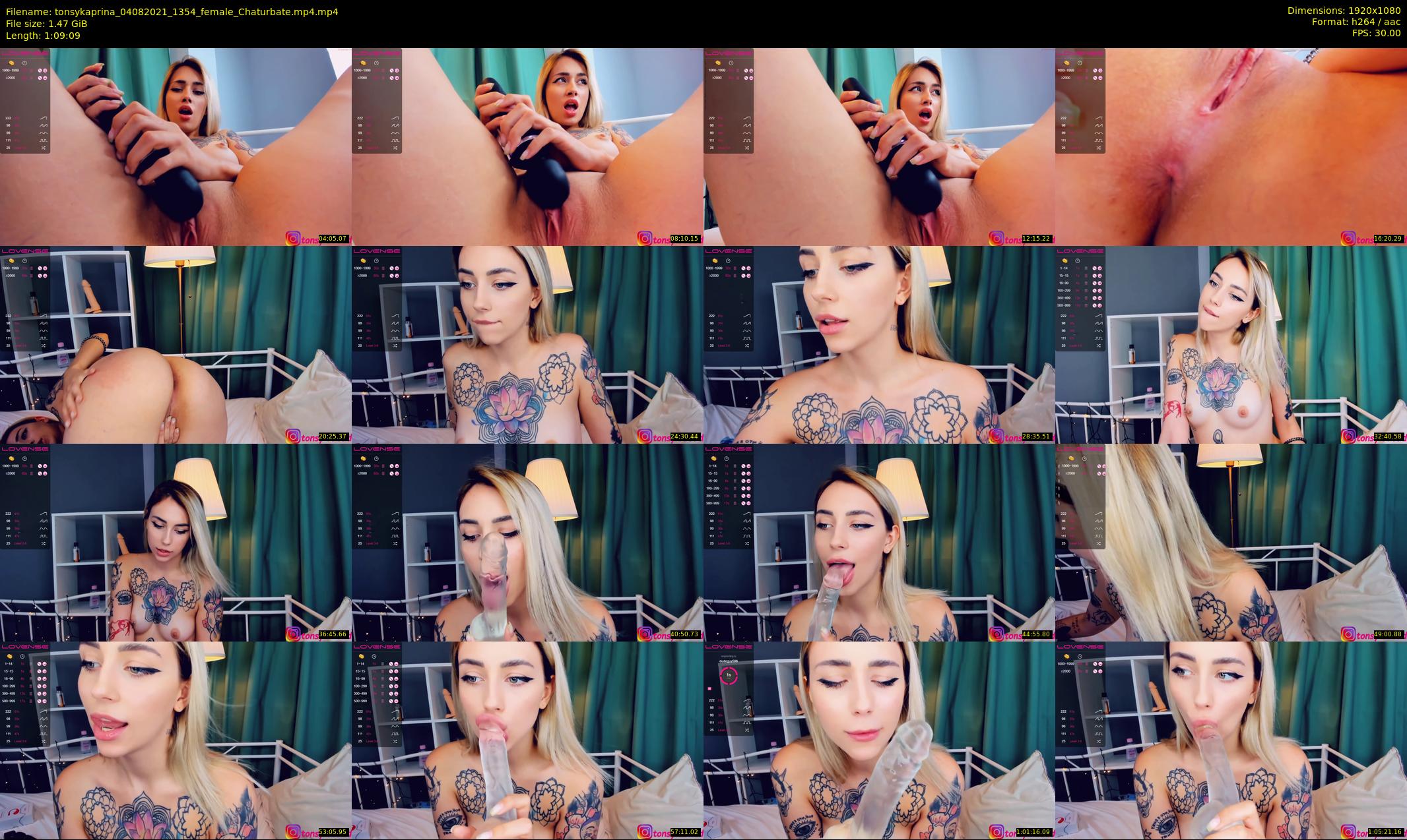 tonsykaprina — 70 minute Chaturbate couple cam show recording, 1080p, Aug 4, 2021