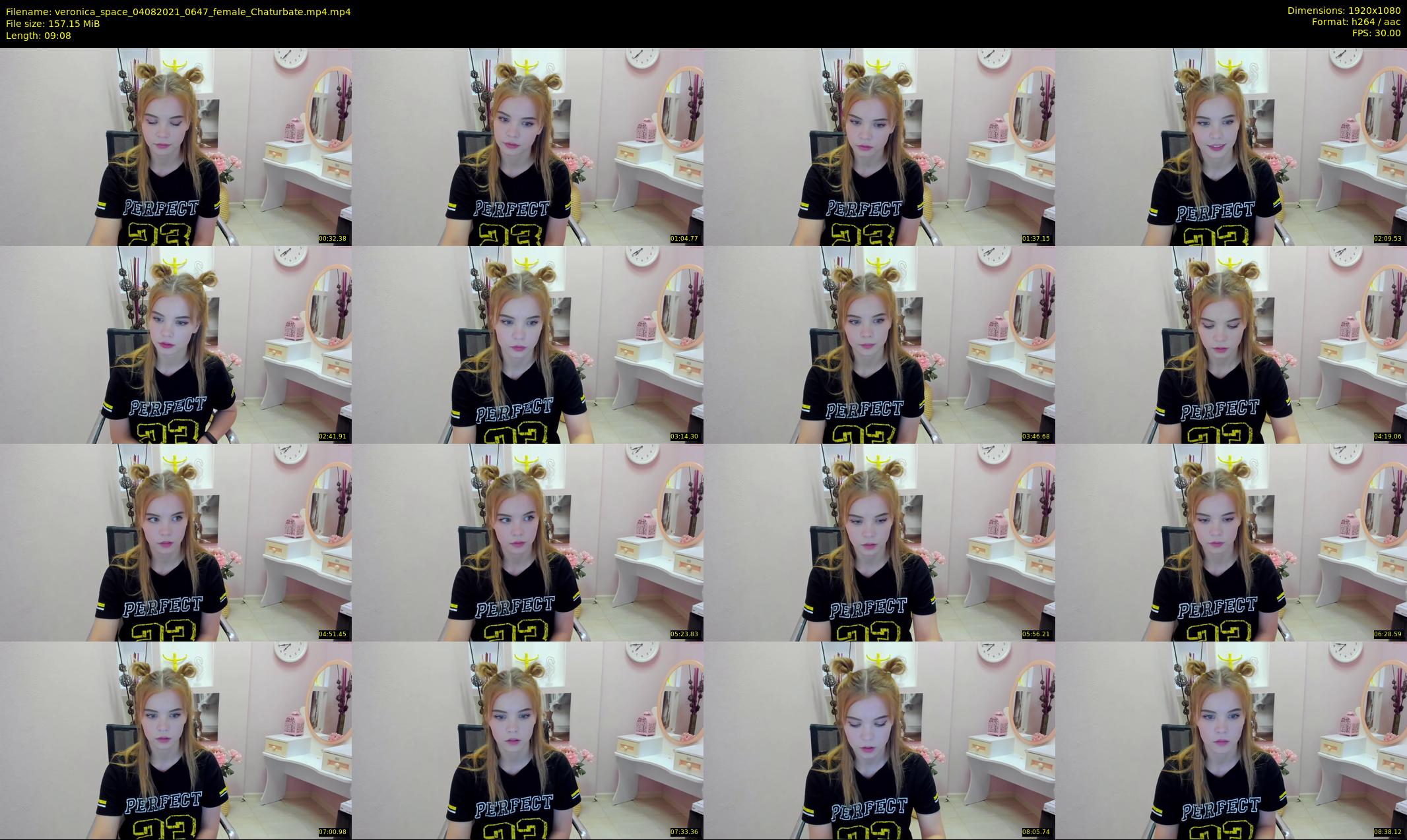 veronica_space — 10 minute Chaturbate female cam show recording, 1080p, Aug 4, 2021