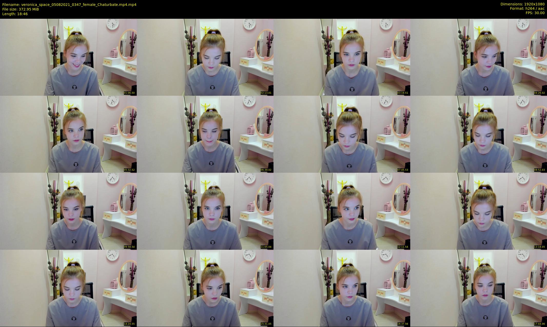 veronica_space — 19 minute Chaturbate female cam show recording, 1080p, Aug 5, 2021