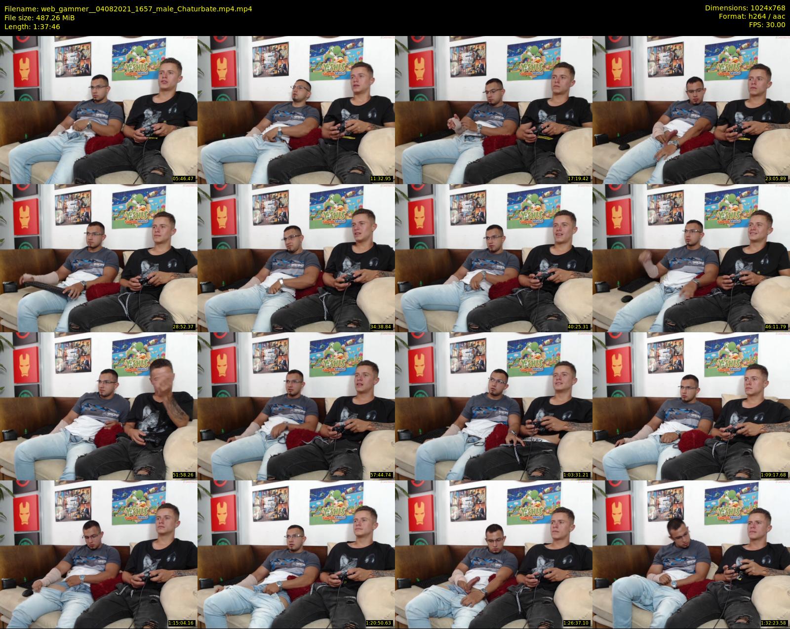 web_gammer_ — 98 minute Chaturbate male cam show recording, 720p, Aug 4, 2021