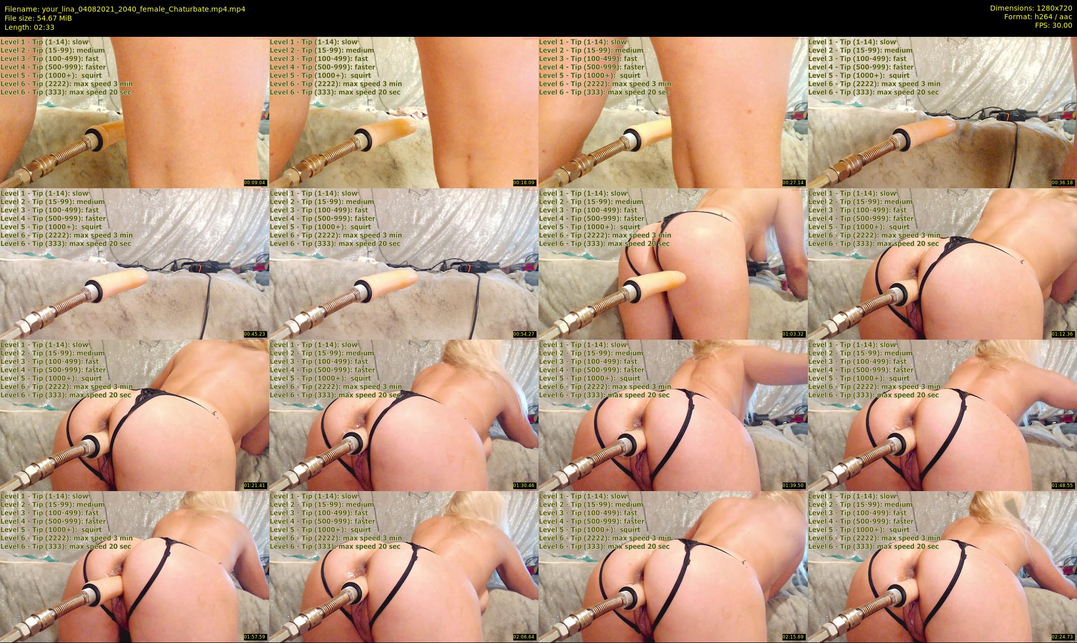 your_lina — 3 minute Chaturbate female cam show recording, 720p, Aug 4, 2021