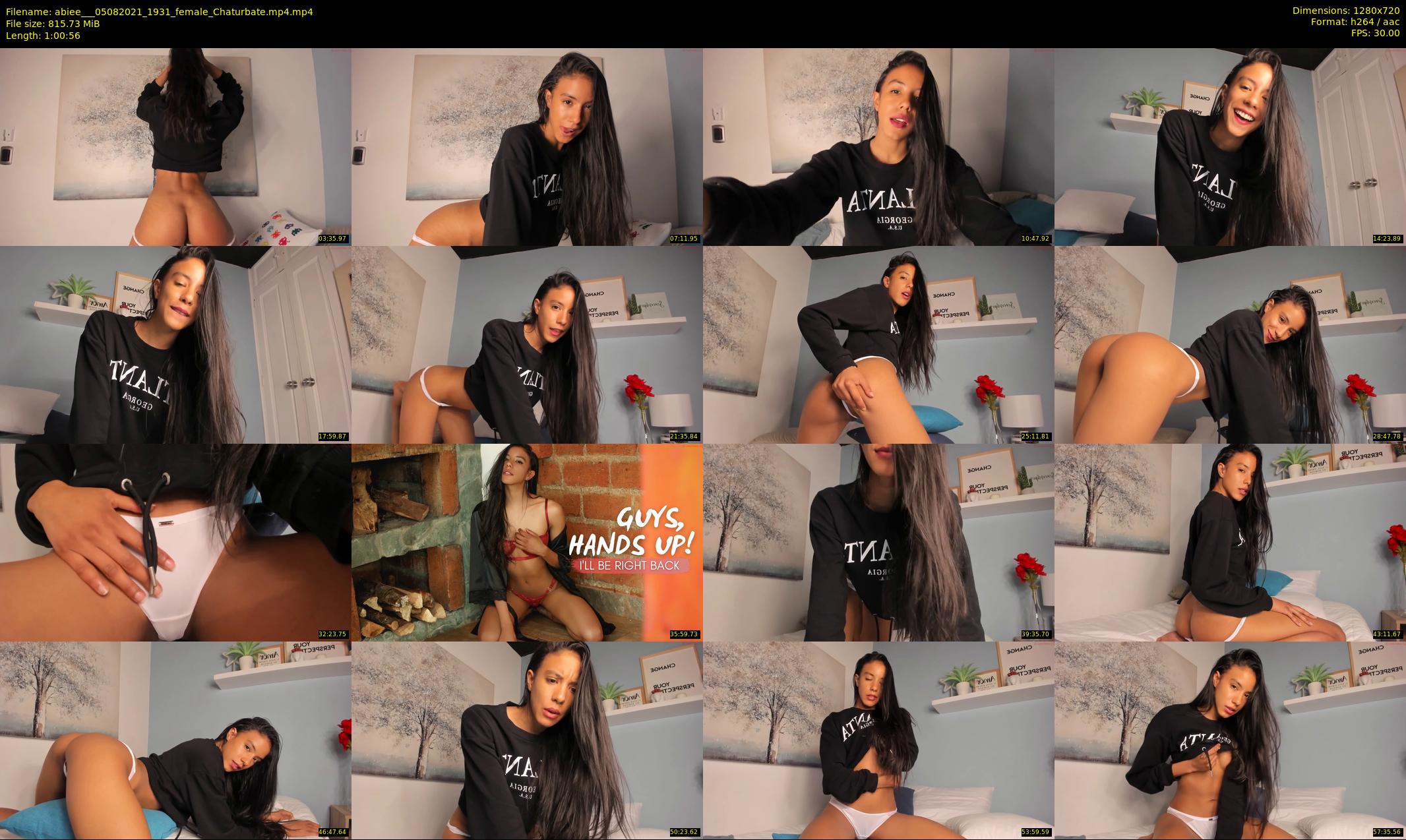 abiee__ — 61 minute Chaturbate female cam show recording, 720p, Aug 5, 2021