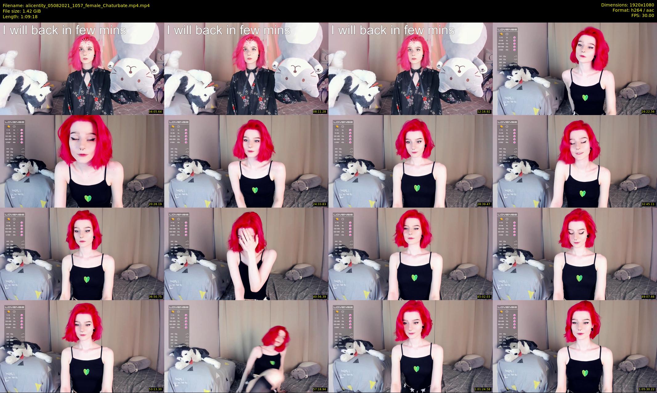 alicentity — 70 minute Chaturbate female cam show recording, 1080p, Aug 5, 2021