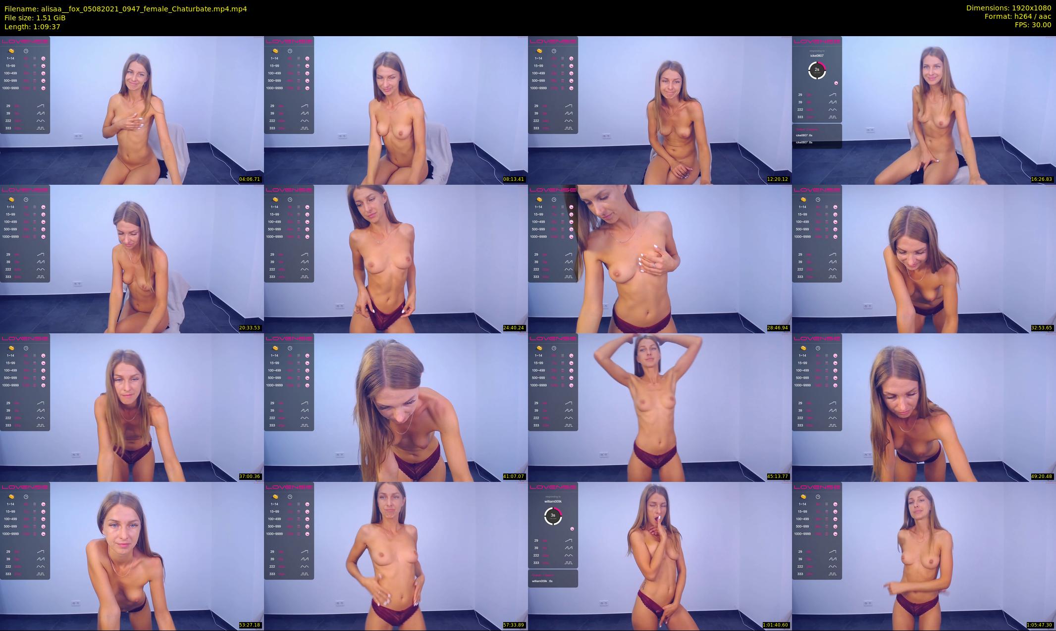 alisaa__fox — 70 minute Chaturbate female cam show recording, 1080p, Aug 5, 2021