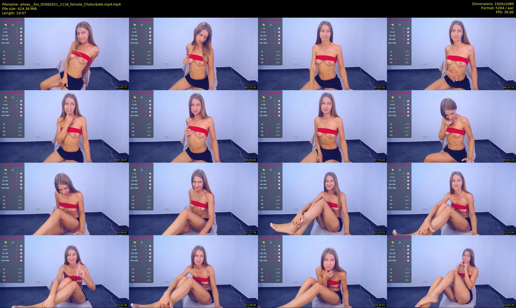alisaa__fox — 20 minute Chaturbate female cam show recording, 1080p, Aug 5, 2021