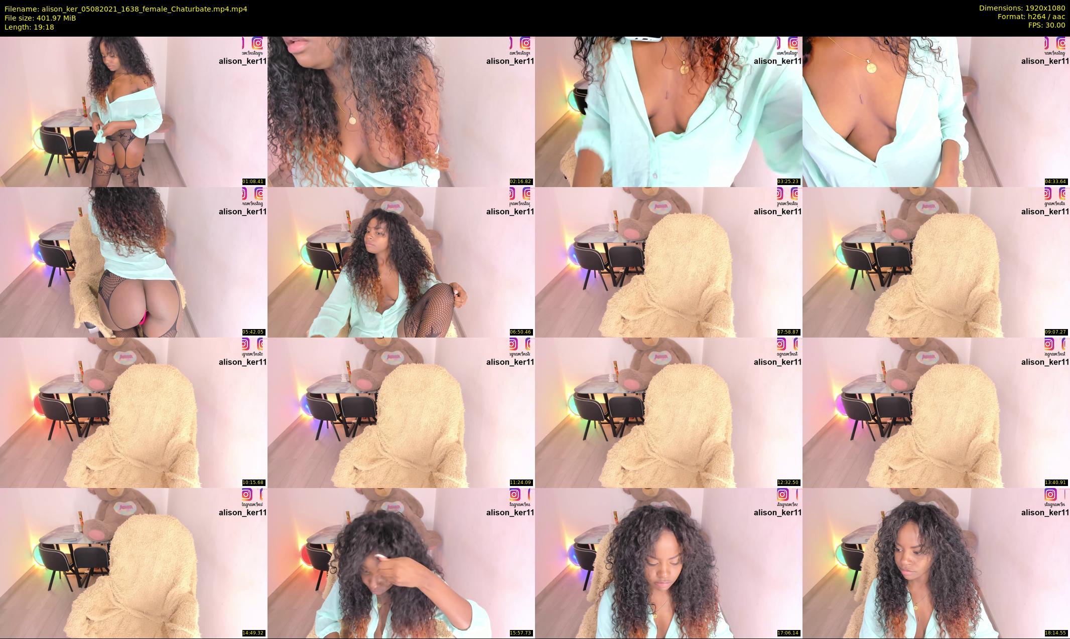 alison_ker — 20 minute Chaturbate female cam show recording, 1080p, Aug 5, 2021