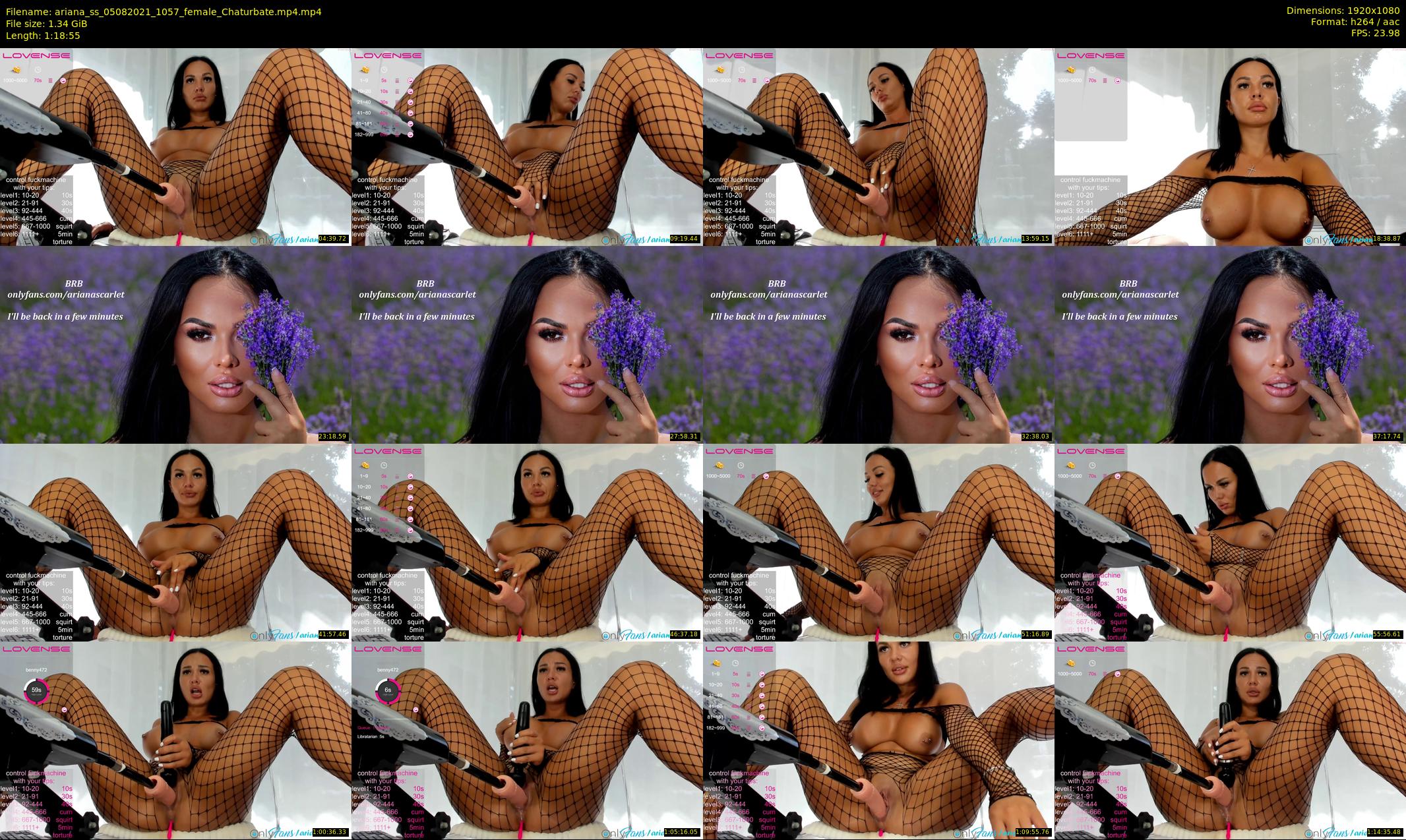 ariana_ss — 79 minute Chaturbate female cam show recording, 1080p, Aug 5, 2021