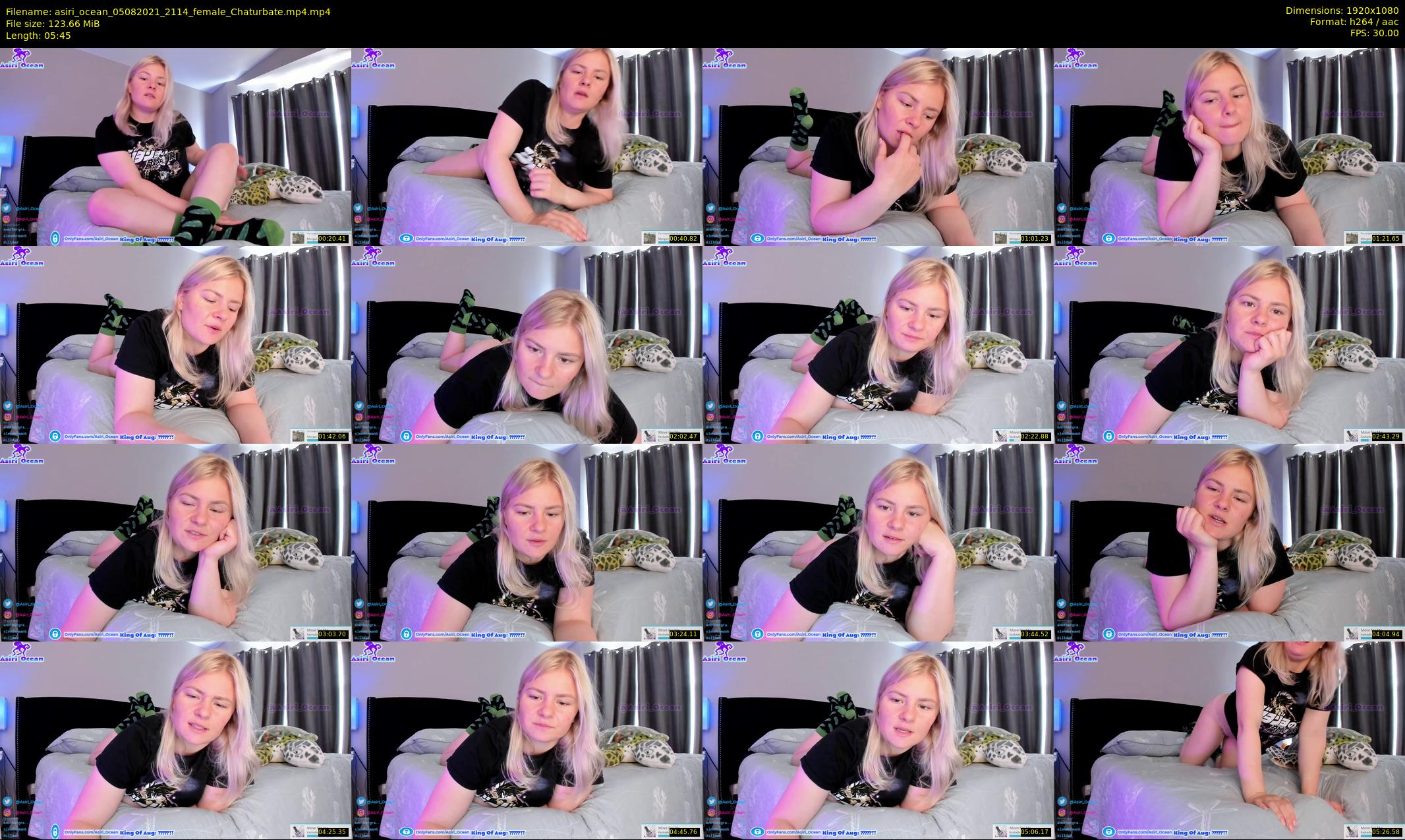 asiri_ocean — 6 minute Chaturbate female cam show recording, 1080p, Aug 5, 2021