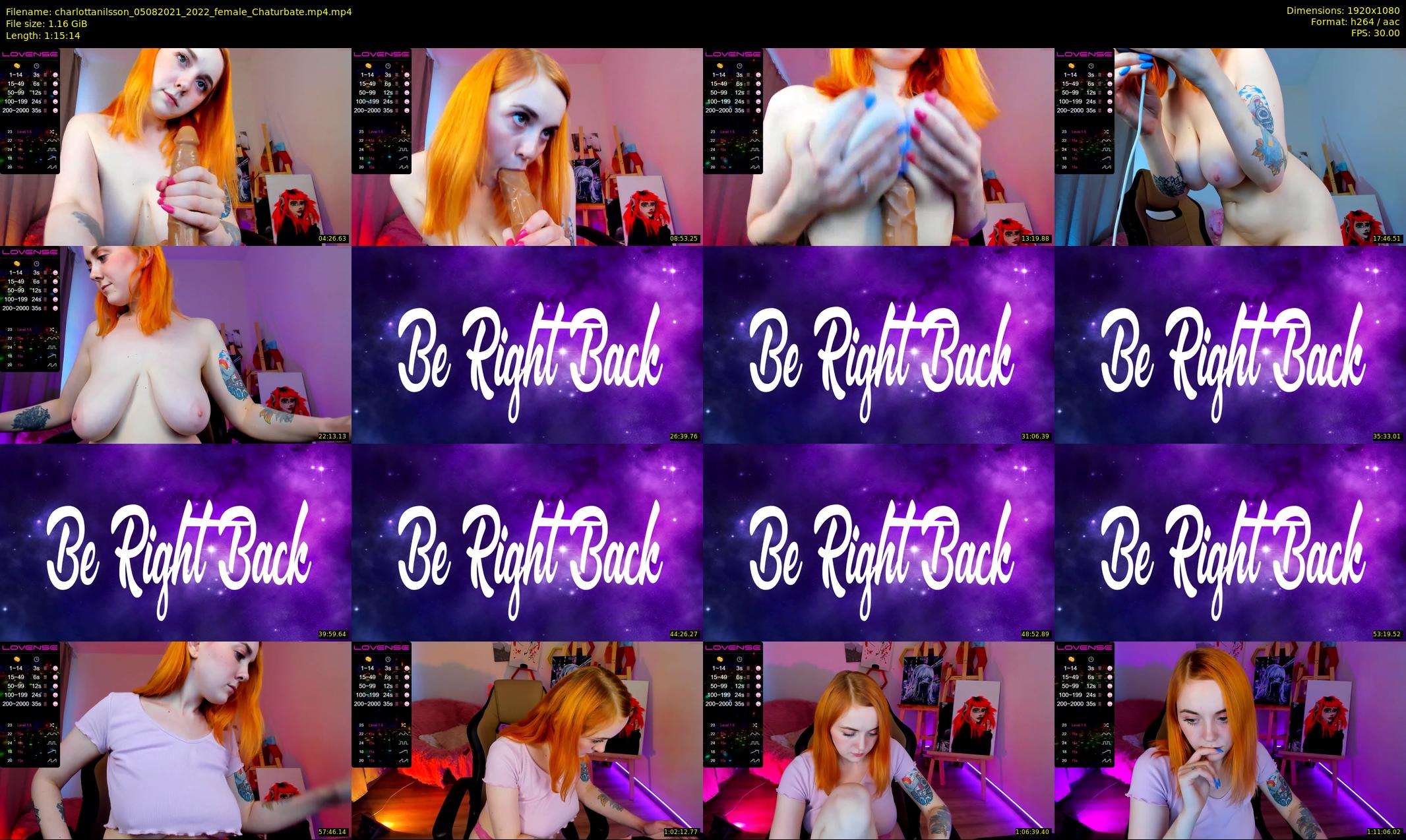 charlottanilsson — 76 minute Chaturbate female cam show recording, 1080p, Aug 5, 2021