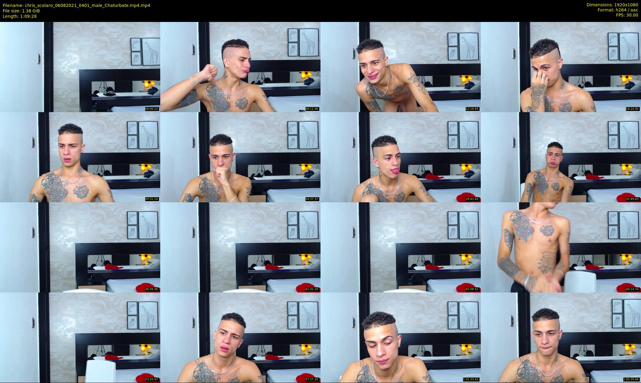 chris_scolaro — 70 minute Chaturbate male cam show recording, 1080p, Aug 6, 2021