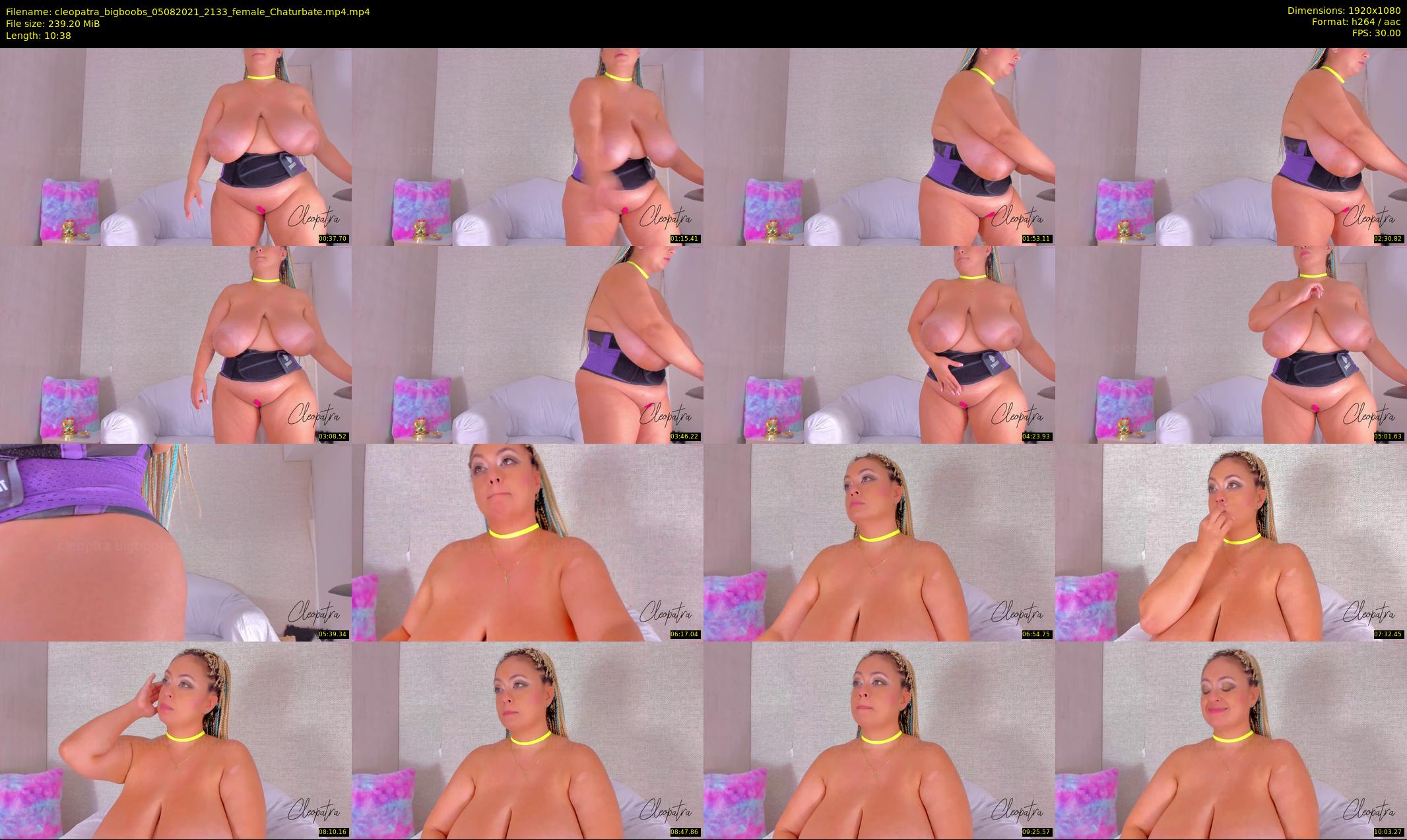 cleopatra_bigboobs — 11 minute Chaturbate female cam show recording, 1080p, Aug 5, 2021