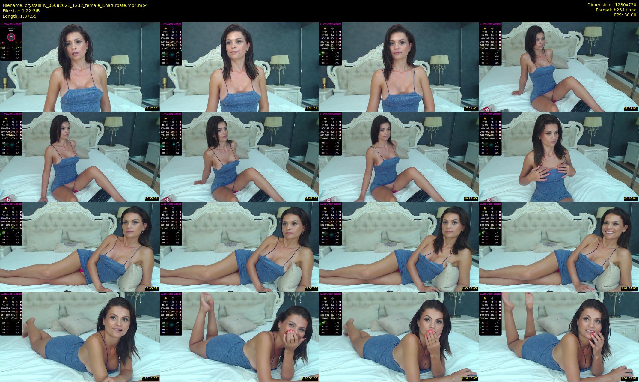 crystallluv — 98 minute Chaturbate female cam show recording, 720p, Aug 5, 2021