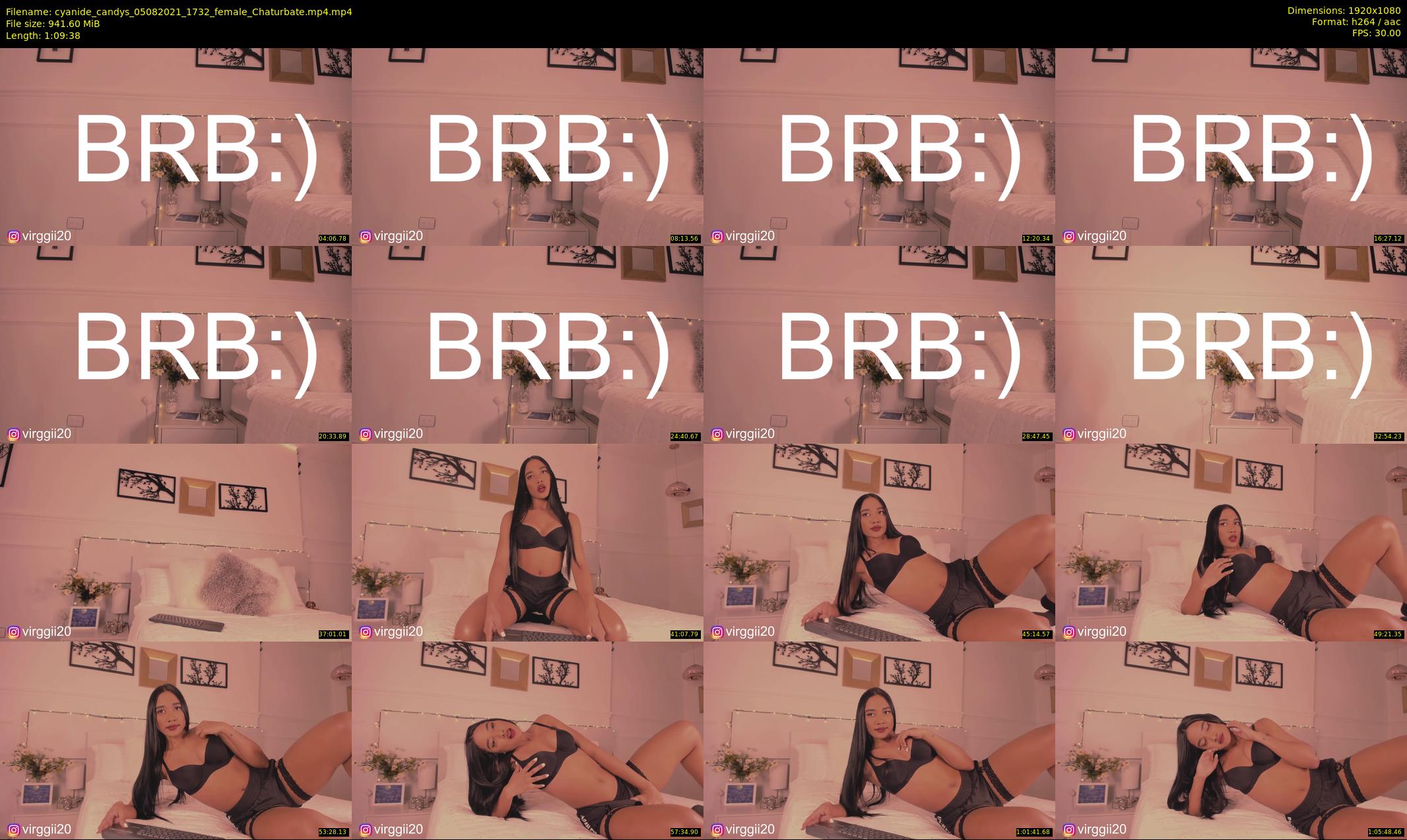 cyanide_candys — 70 minute Chaturbate female cam show recording, 1080p, Aug 5, 2021
