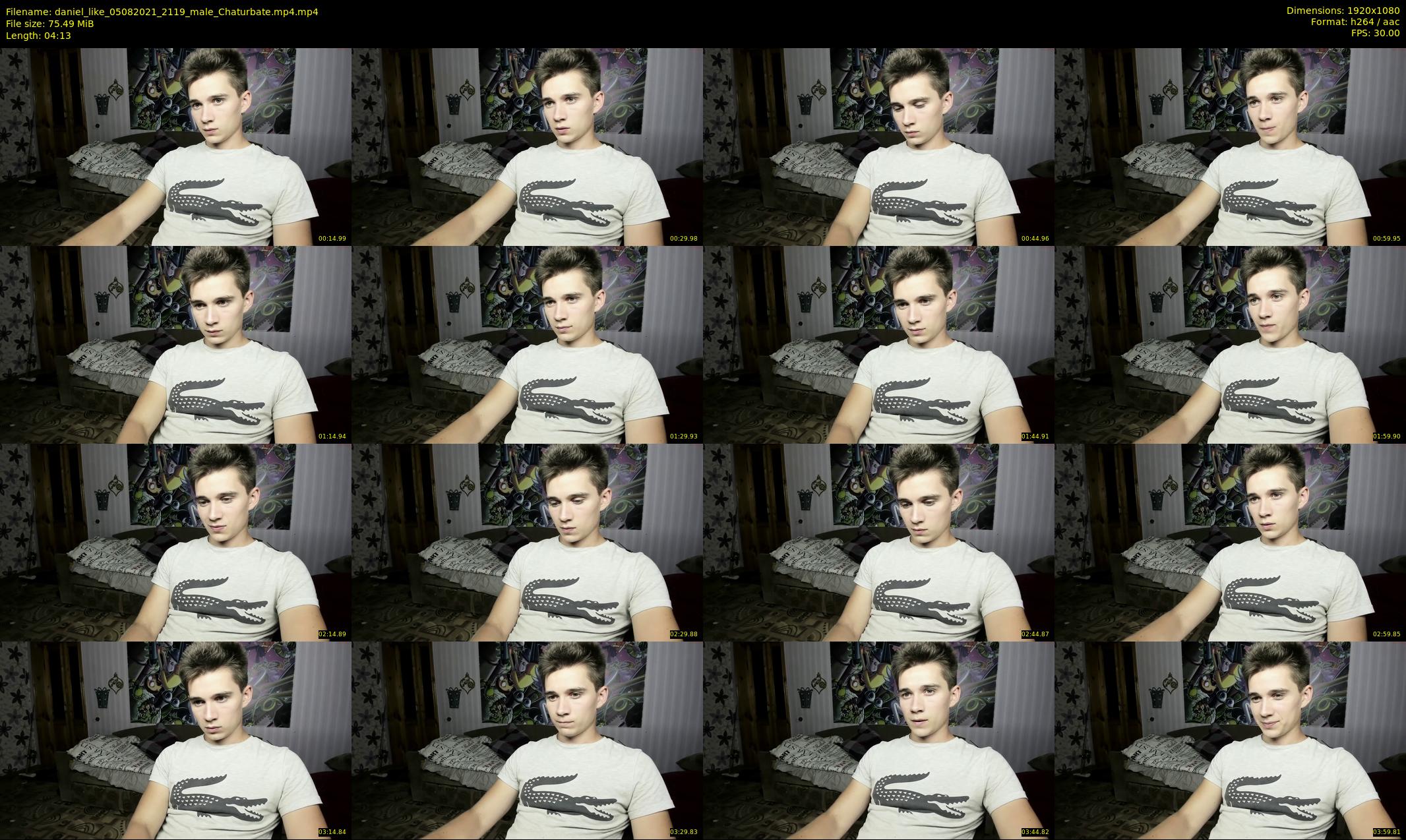 daniel_like — 5 minute Chaturbate male cam show recording, 1080p, Aug 5, 2021