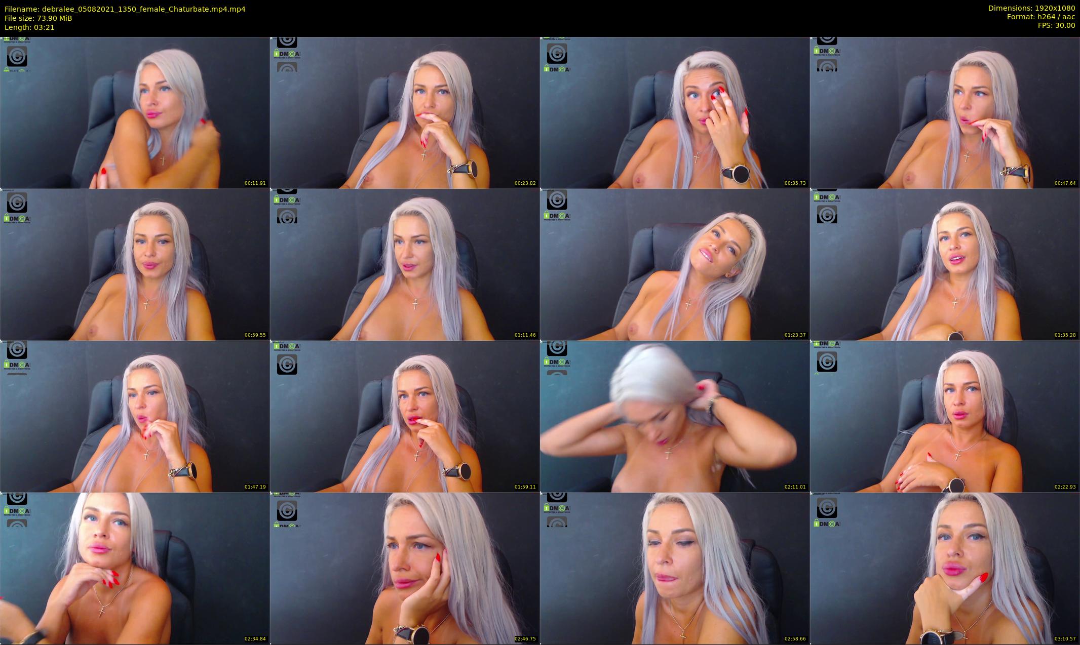 debralee — 4 minute Chaturbate female cam show recording, 1080p, Aug 5, 2021