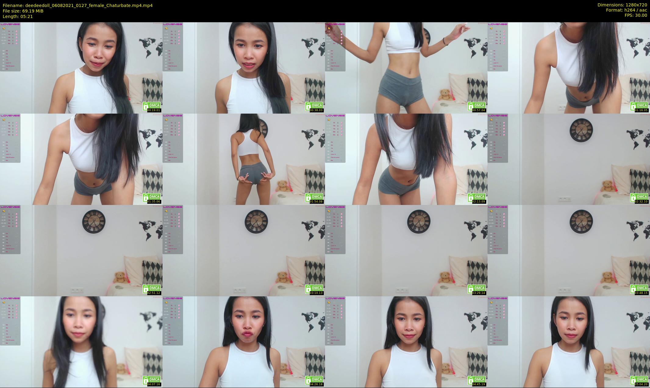 deedeedoll — 6 minute Chaturbate female cam show recording, 720p, Aug 6, 2021