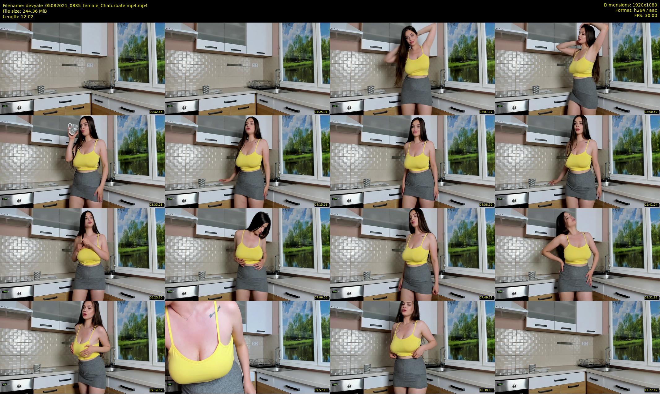 devyale — 13 minute Chaturbate female cam show recording, 1080p, Aug 5, 2021