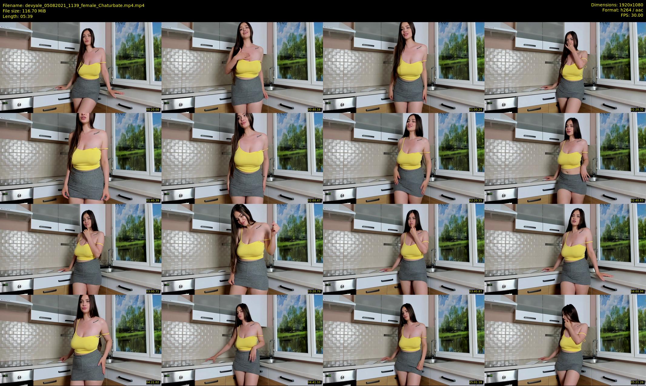 devyale — 6 minute Chaturbate female cam show recording, 1080p, Aug 5, 2021
