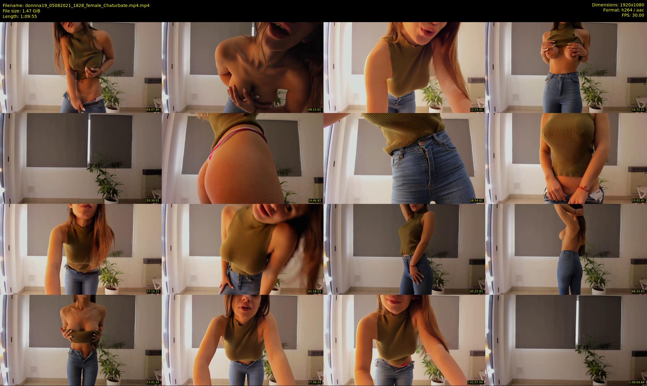 donnna19 — 70 minute Chaturbate female cam show recording, 1080p, Aug 5, 2021