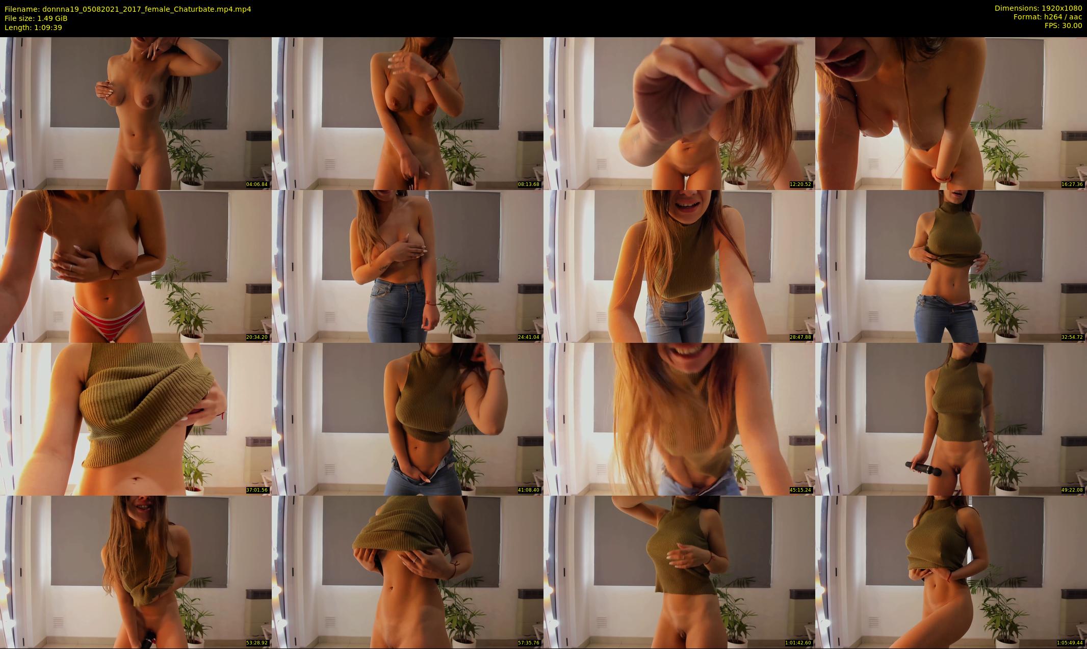 donnna19 — 70 minute Chaturbate female cam show recording, 1080p, Aug 5, 2021