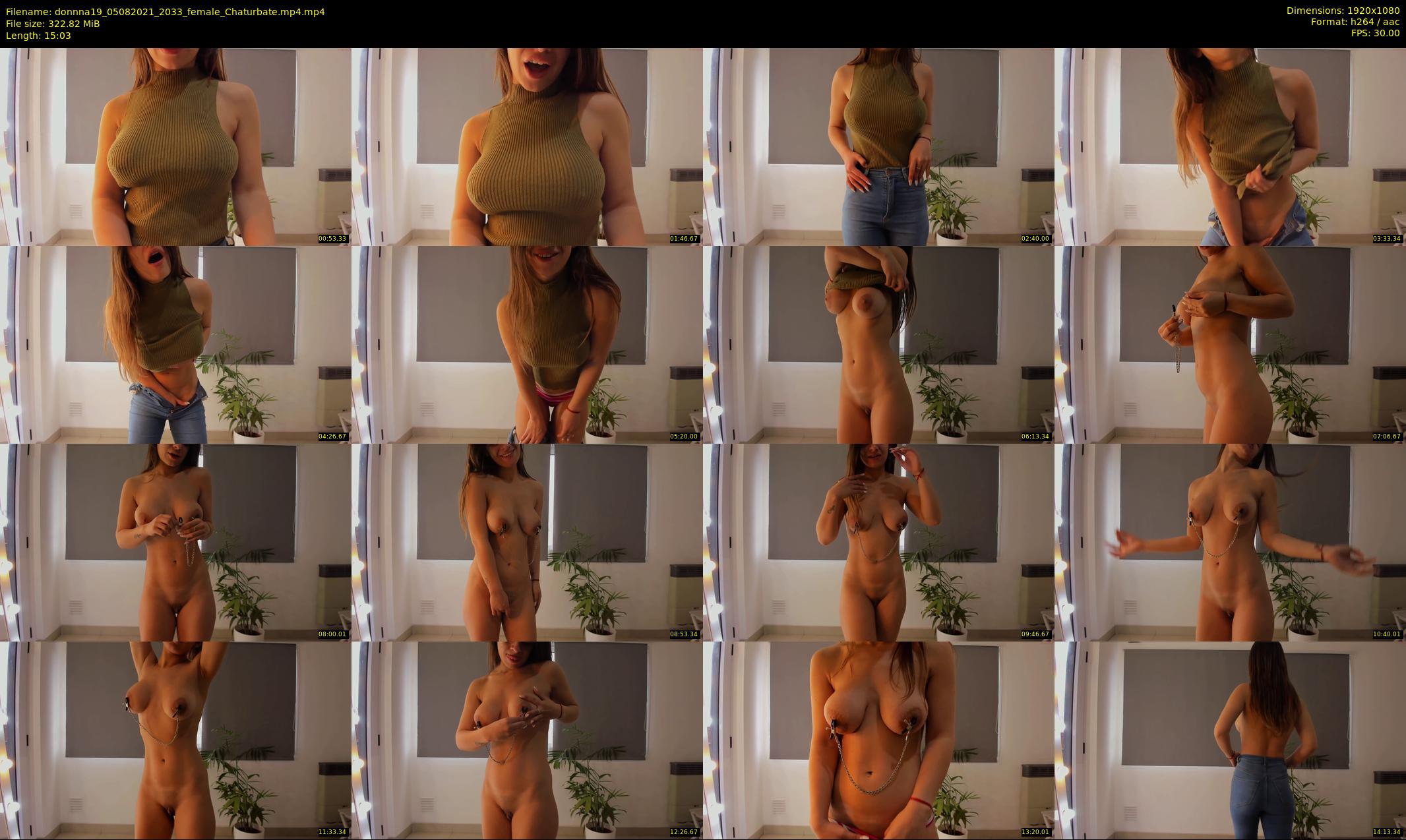 donnna19 — 16 minute Chaturbate female cam show recording, 1080p, Aug 5, 2021