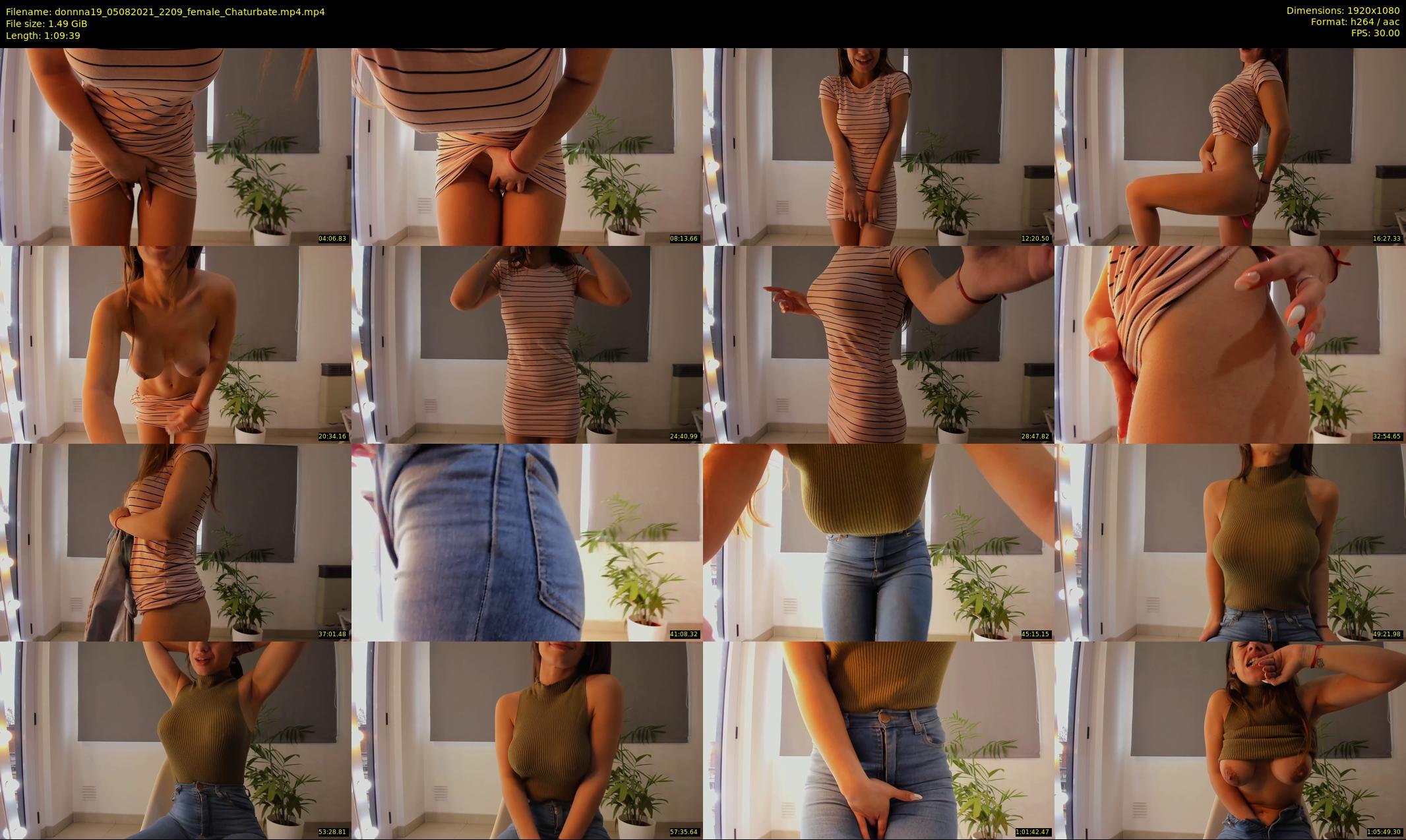donnna19 — 70 minute Chaturbate female cam show recording, 1080p, Aug 5, 2021