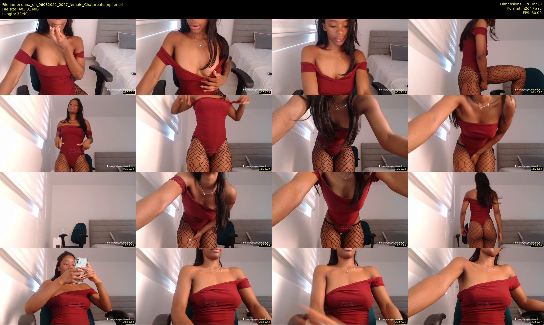 duna_du — 33 minute Chaturbate female cam show recording, 720p, Aug 6, 2021