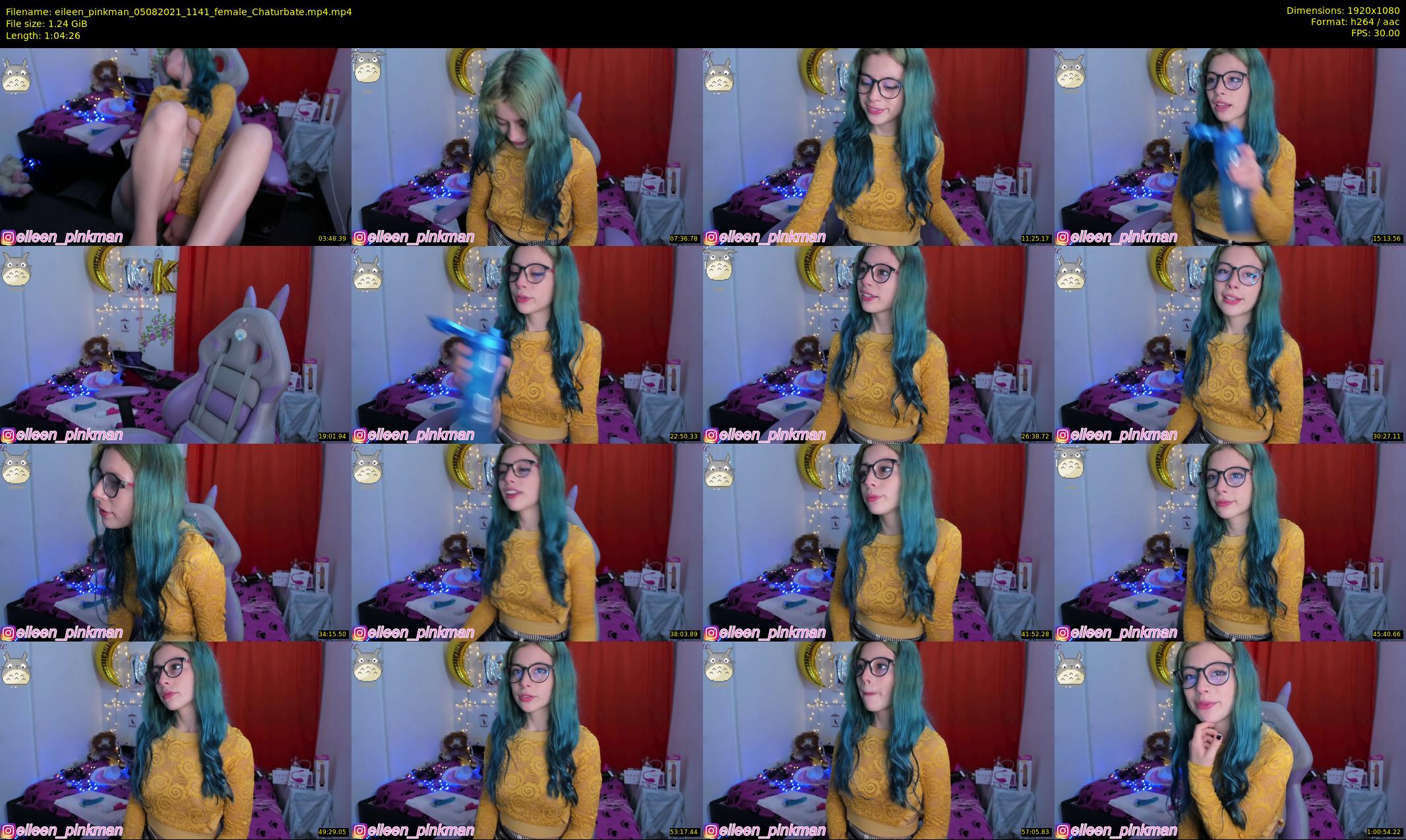 eileen_pinkman — 65 minute Chaturbate female cam show recording, 1080p, Aug 5, 2021