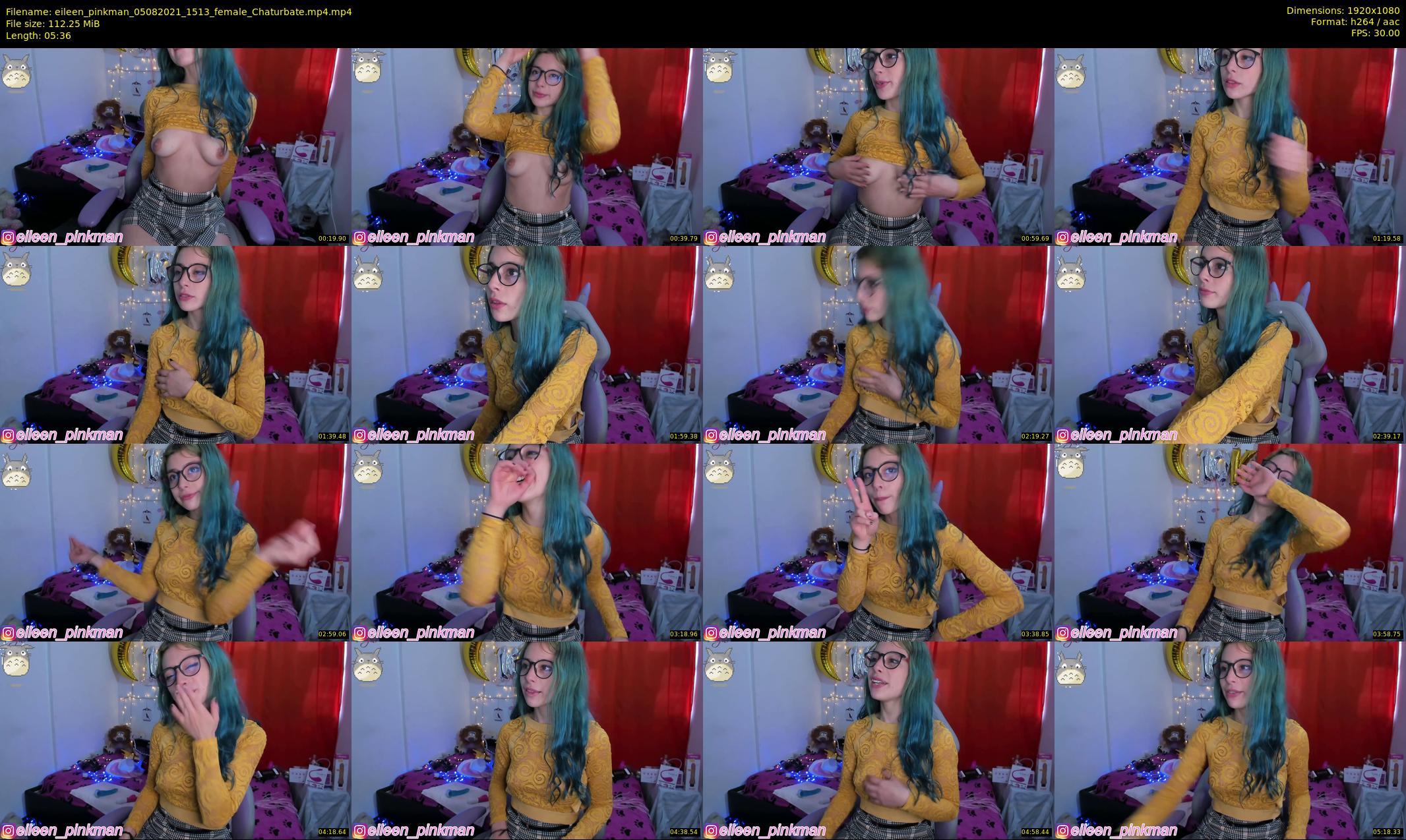 eileen_pinkman — 6 minute Chaturbate female cam show recording, 1080p, Aug 5, 2021