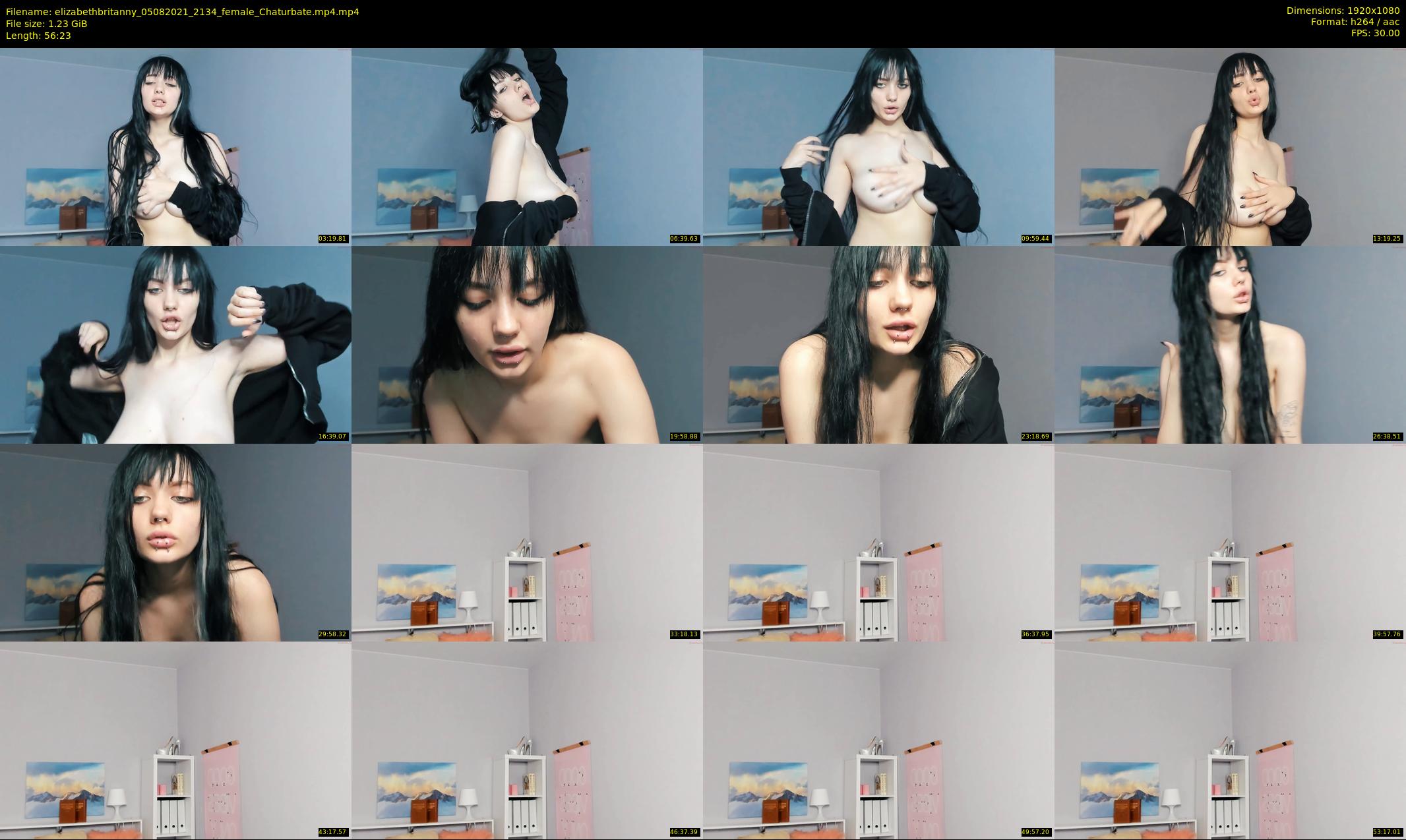 elizabethbritanny — 57 minute Chaturbate female cam show recording, 1080p, Aug 5, 2021