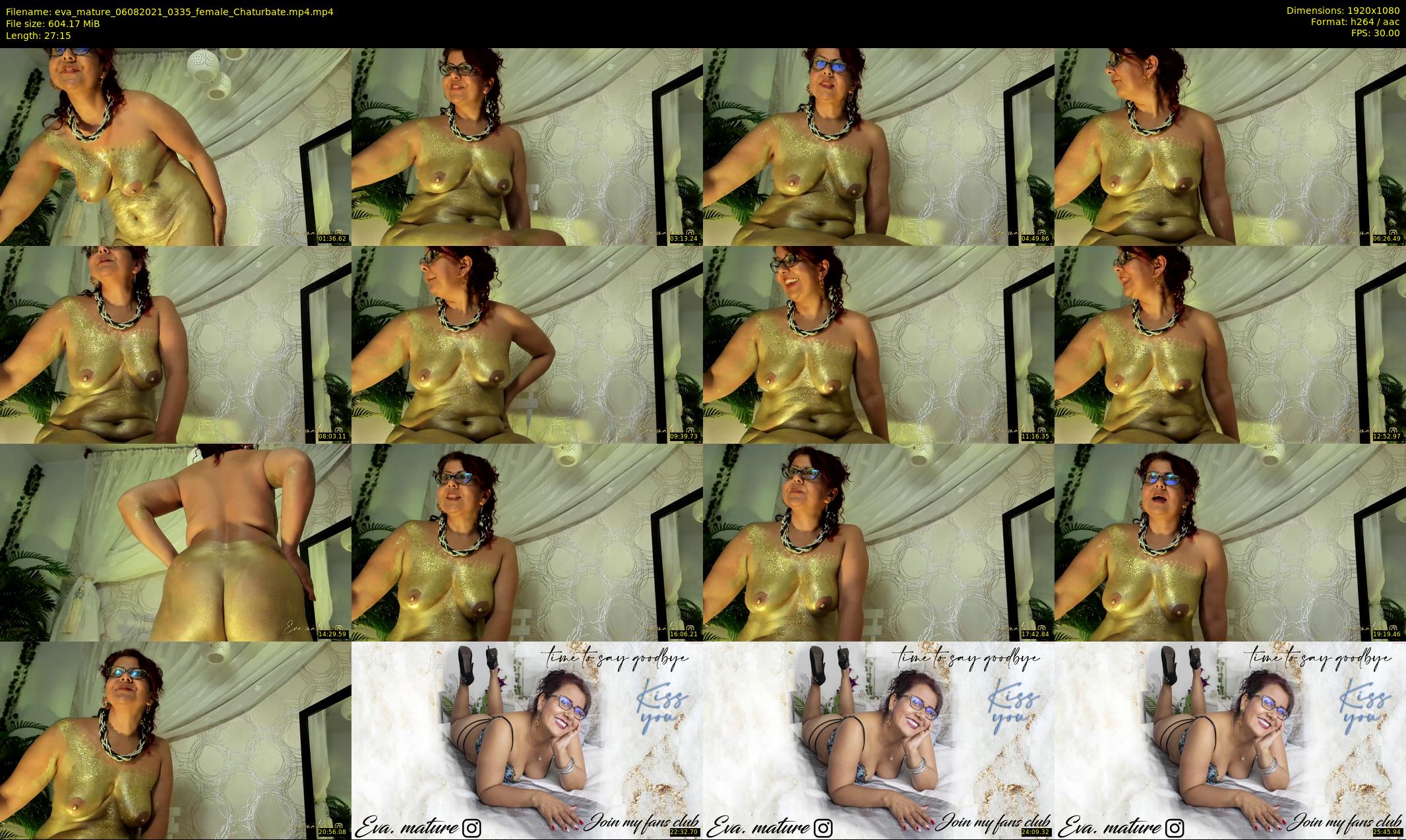 eva_mature — 28 minute Chaturbate female cam show recording, 1080p, Aug 6, 2021