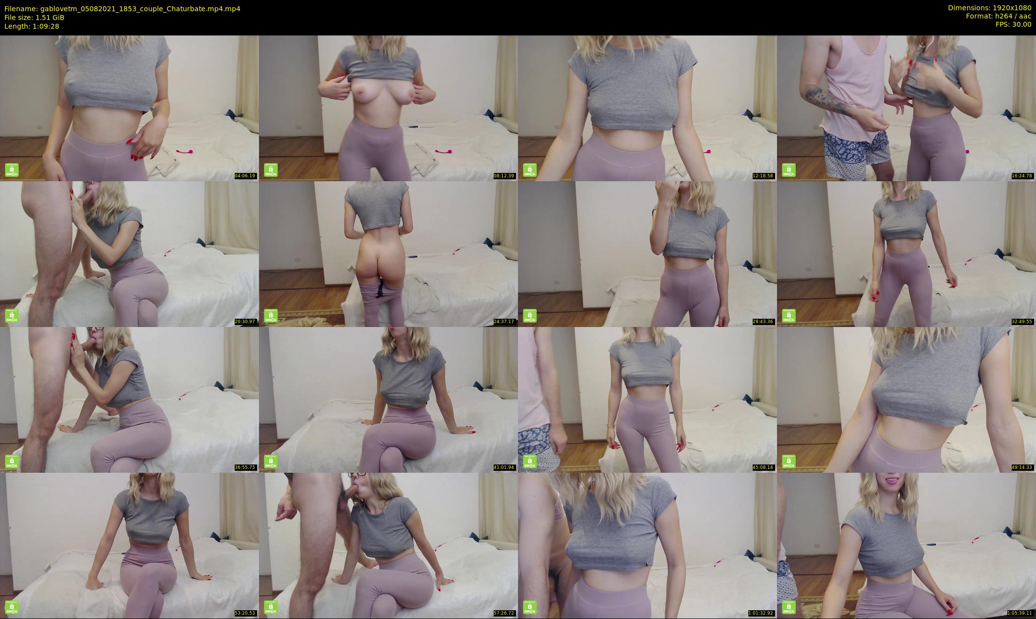 gablovetm — 70 minute Chaturbate couple cam show recording, 1080p, Aug 5, 2021
